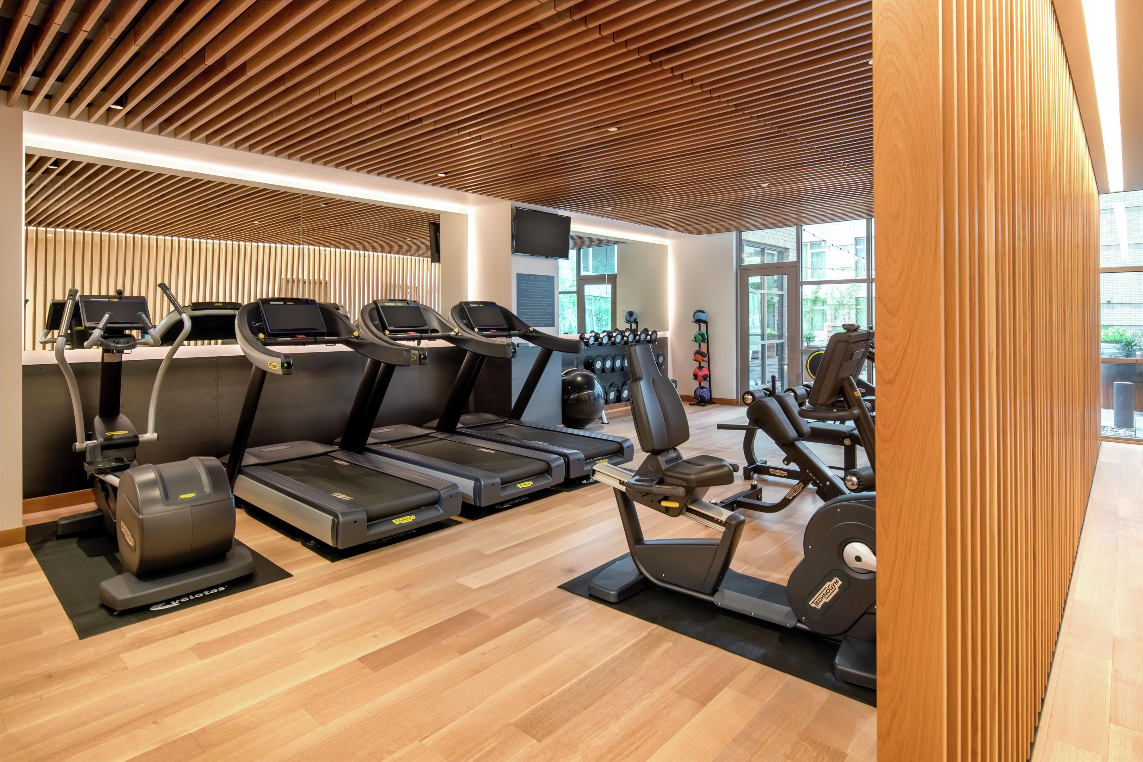 Health club fitness center gym | The Duniway Portland A Hilton Hotel