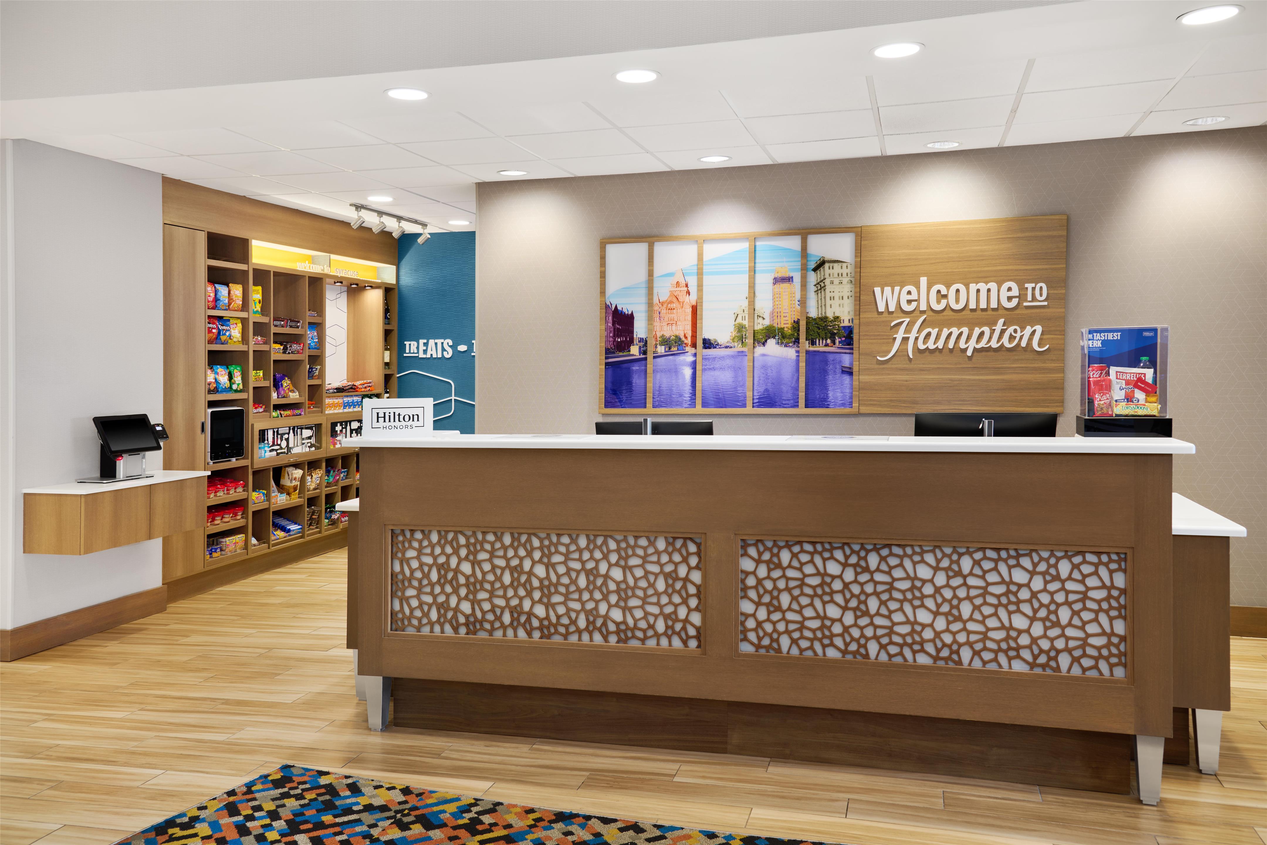 Reception | Hampton Inn & Suites Syracuse North Airport Area