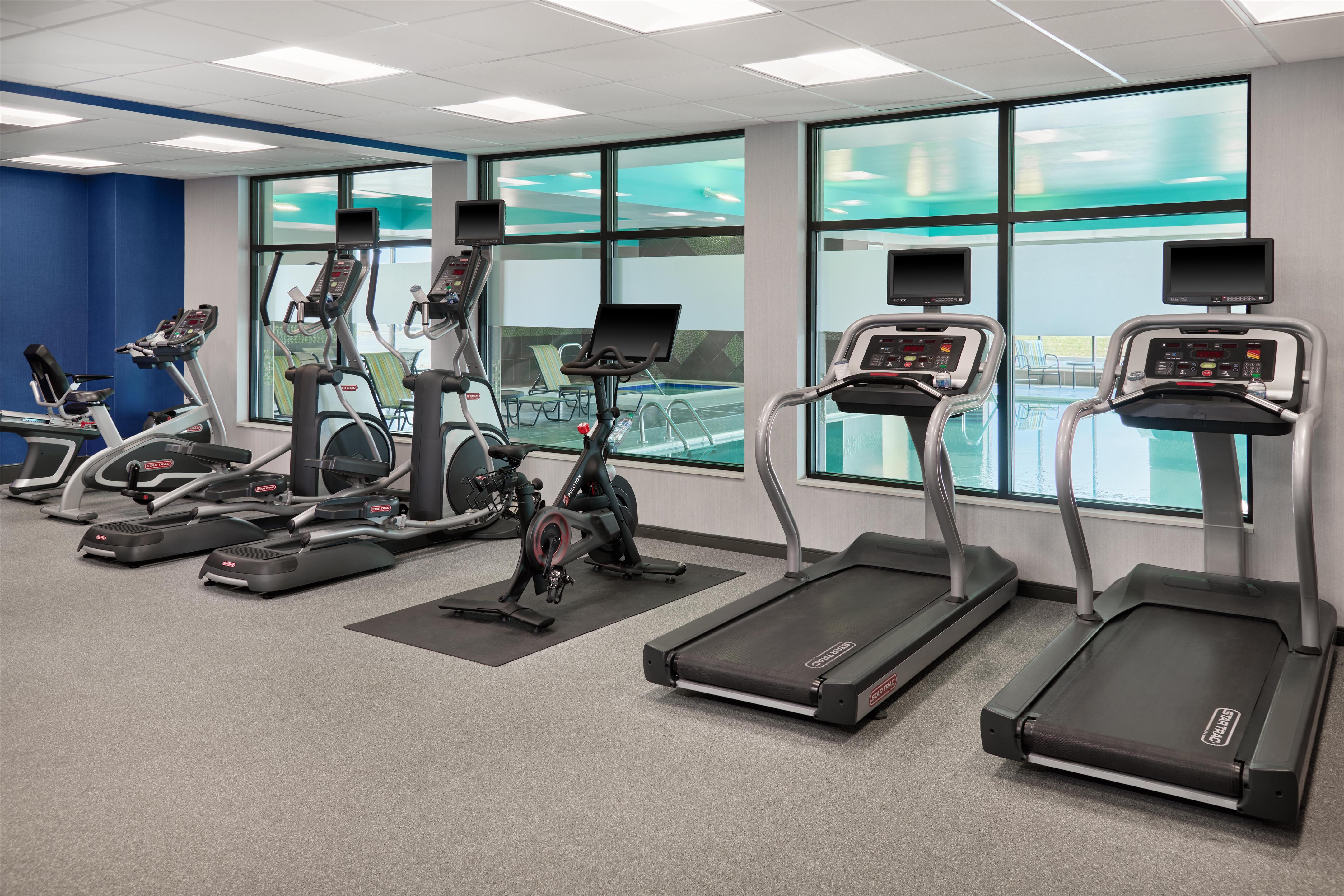 Health club fitness center gym | Hampton Inn & Suites Syracuse North Airport Area