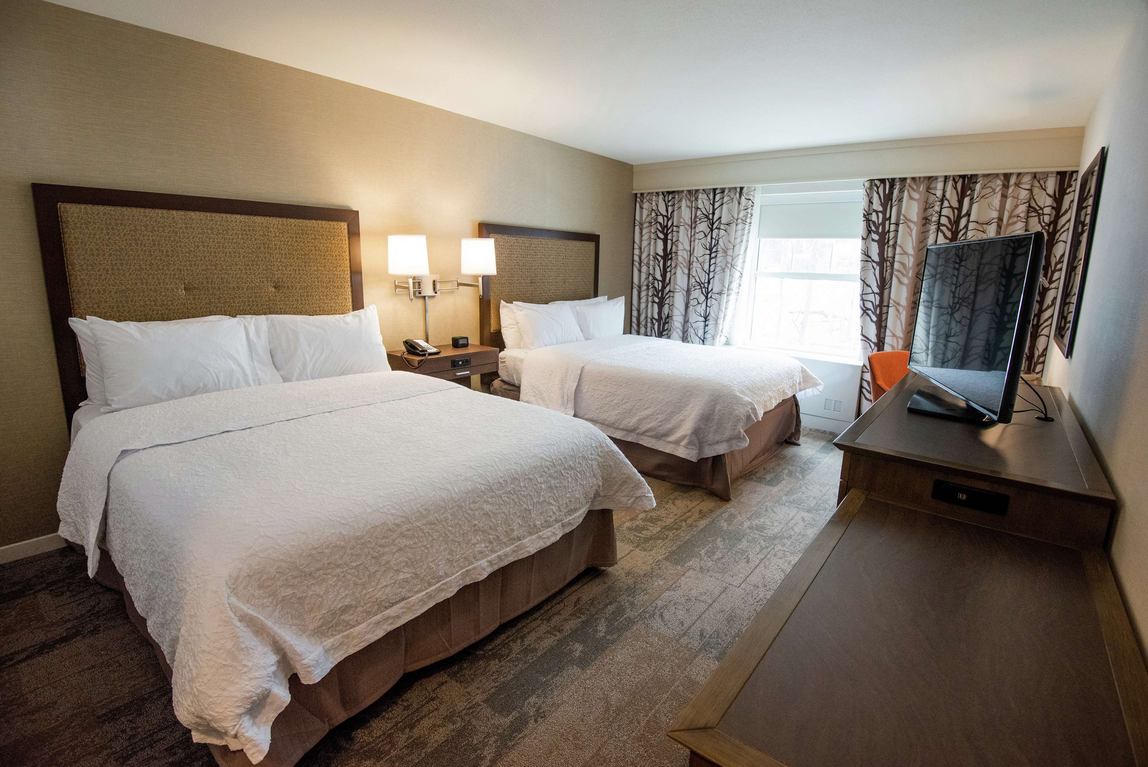 Hampton Inn & Suites by Hilton Manchester, Vt Room Type - 2 QNS MICROWV FRIDGE NS
