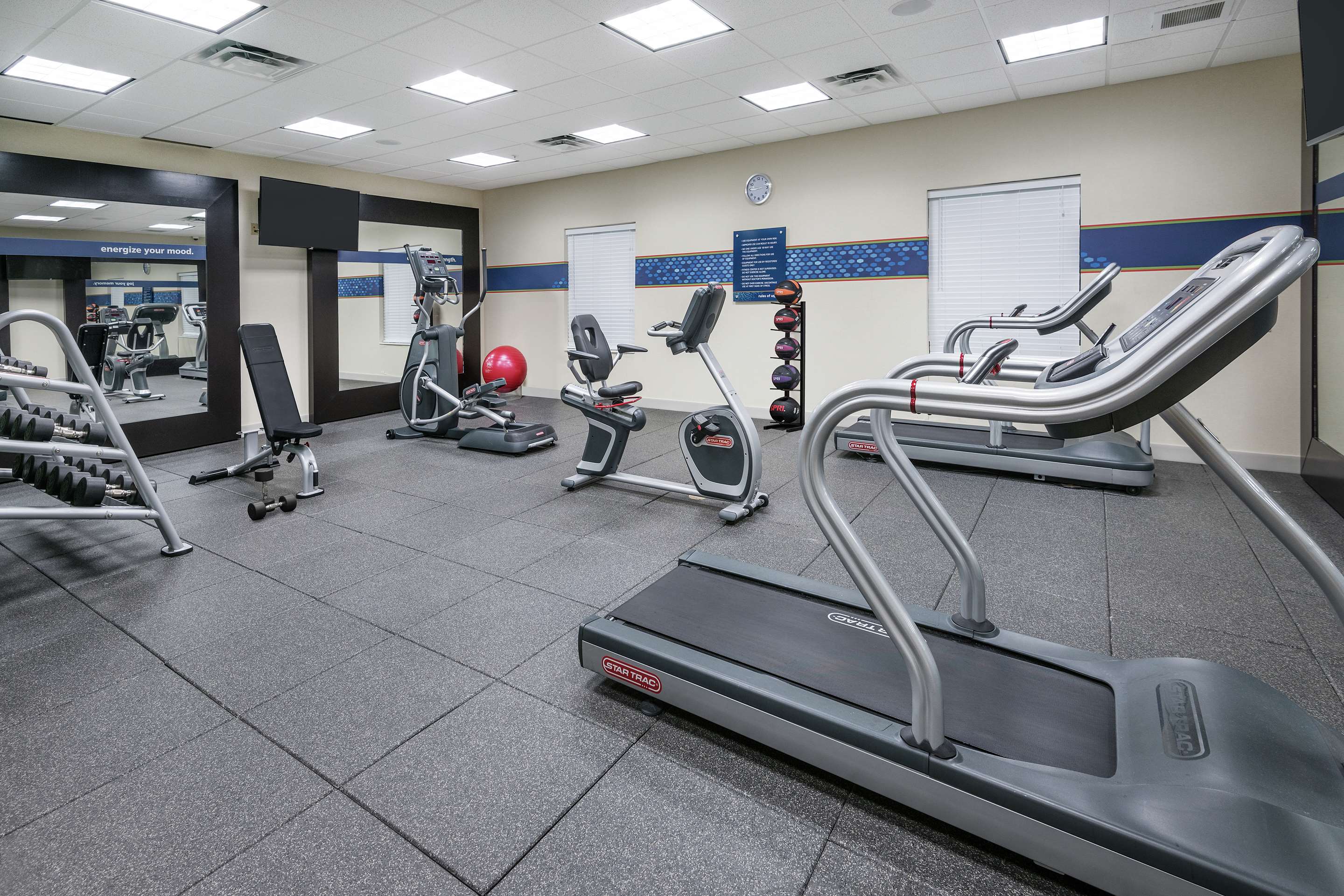 Health club fitness center gym