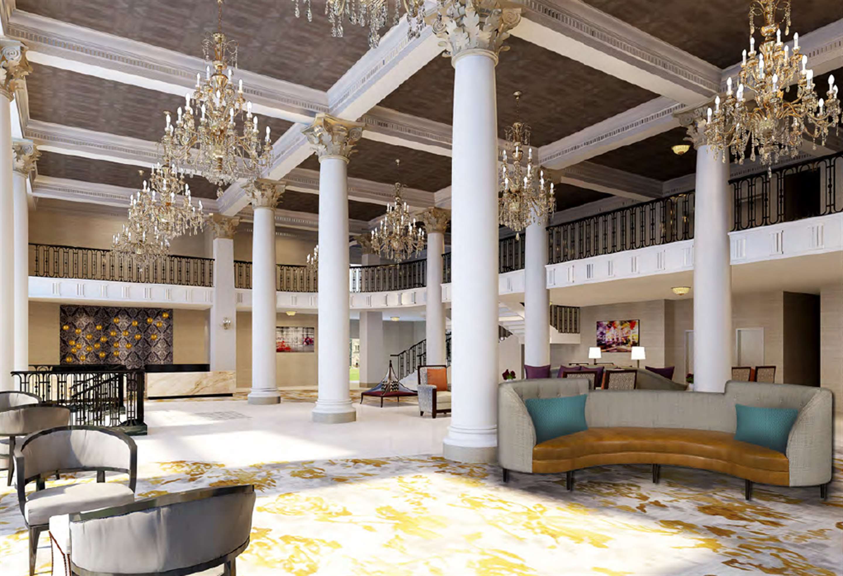 Lobby | DoubleTree by Hilton Utica