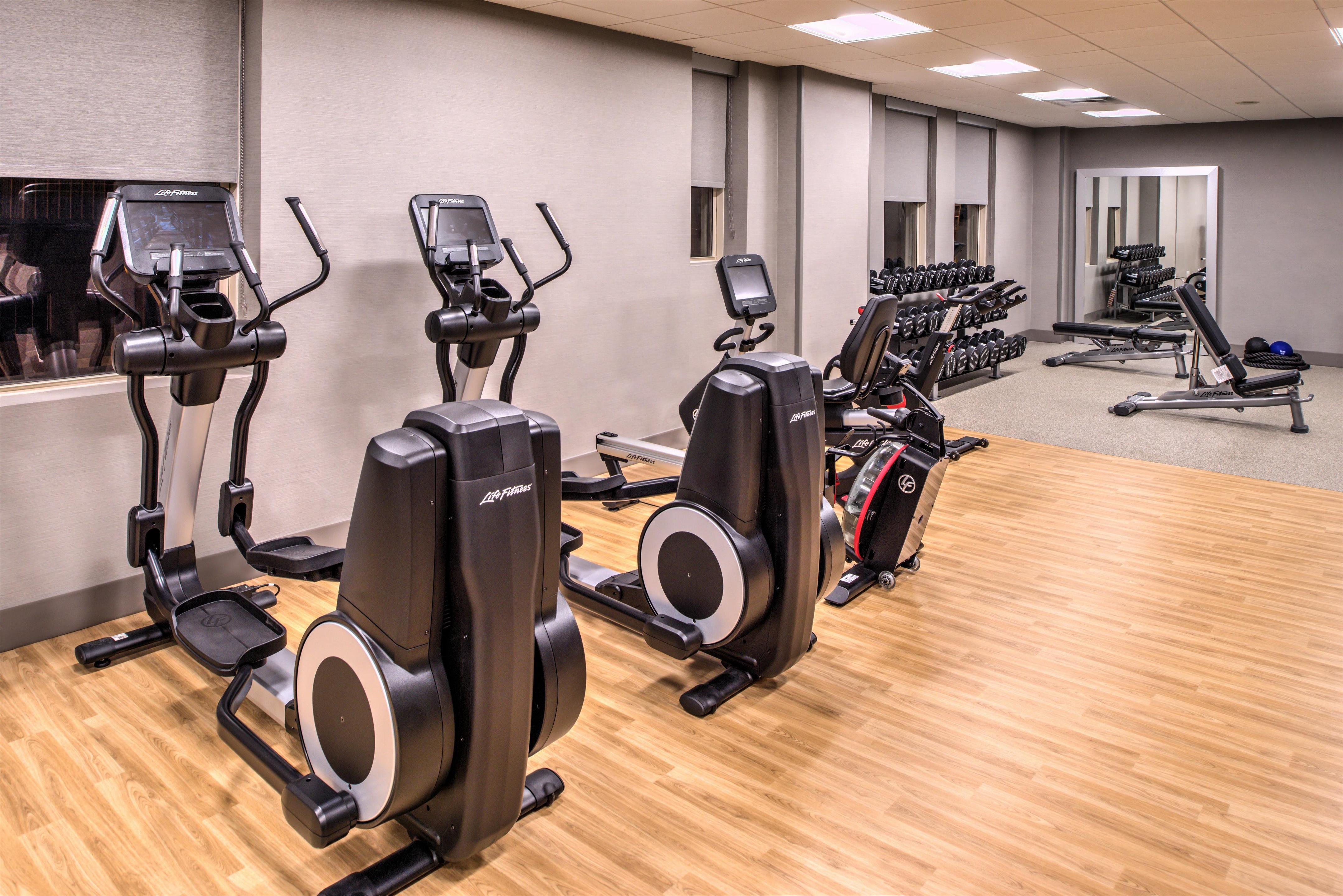 Health club fitness center gym | DoubleTree by Hilton Utica