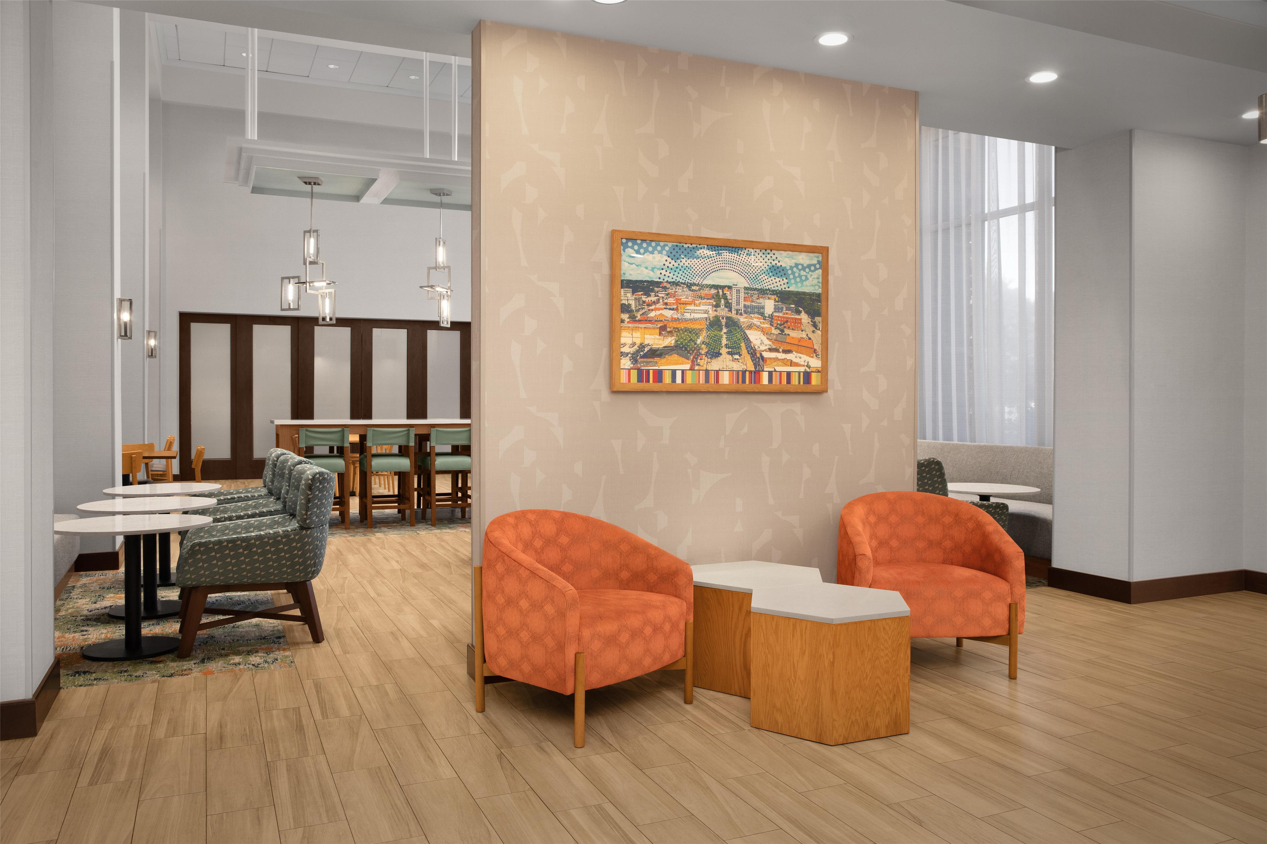 Lobby | Hampton Inn & Suites Fayetteville