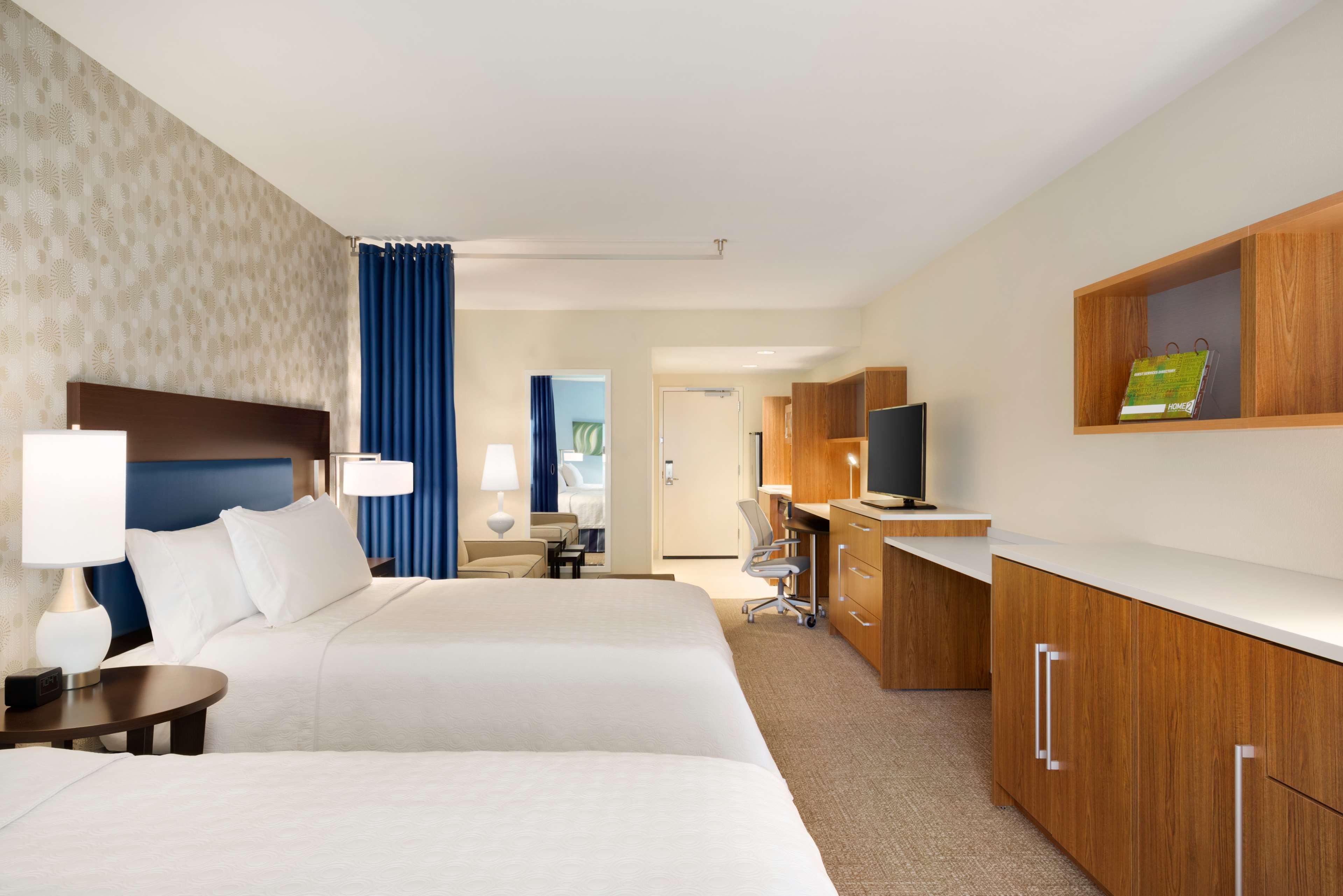 Home2 Suites by Hilton Joliet/Plainfield Room Type - 2 QN BEDS STUDIO NONSMOK