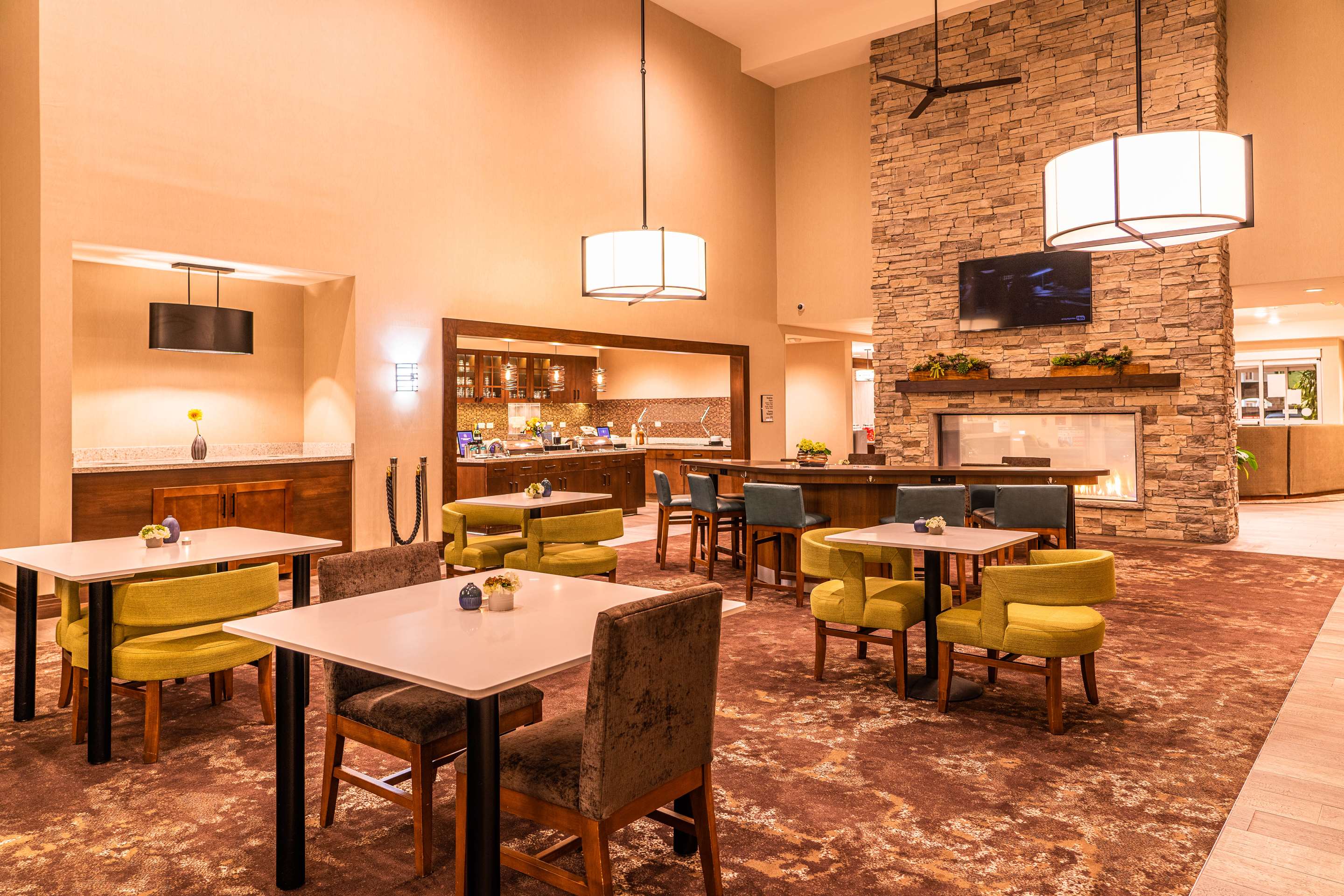 Breakfast Area | Homewood Suites by Hilton Pleasant Hill CA