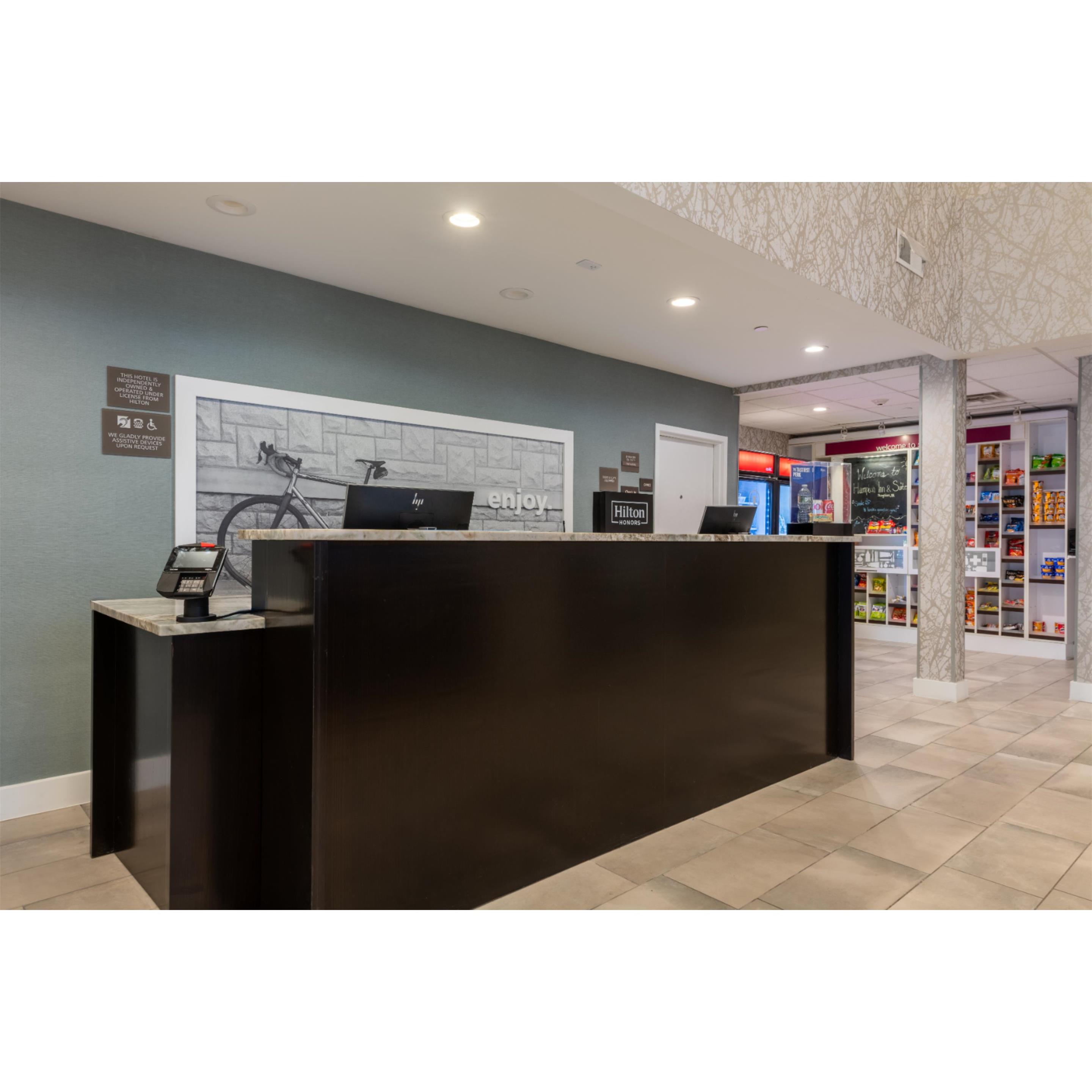 Reception | Hampton Inn & Suites Boston/Stoughton