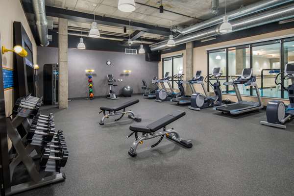 Fitness/ Exercise Room - Hampton Inn & Suites Pearl District Portland - I-405, Exit 2B