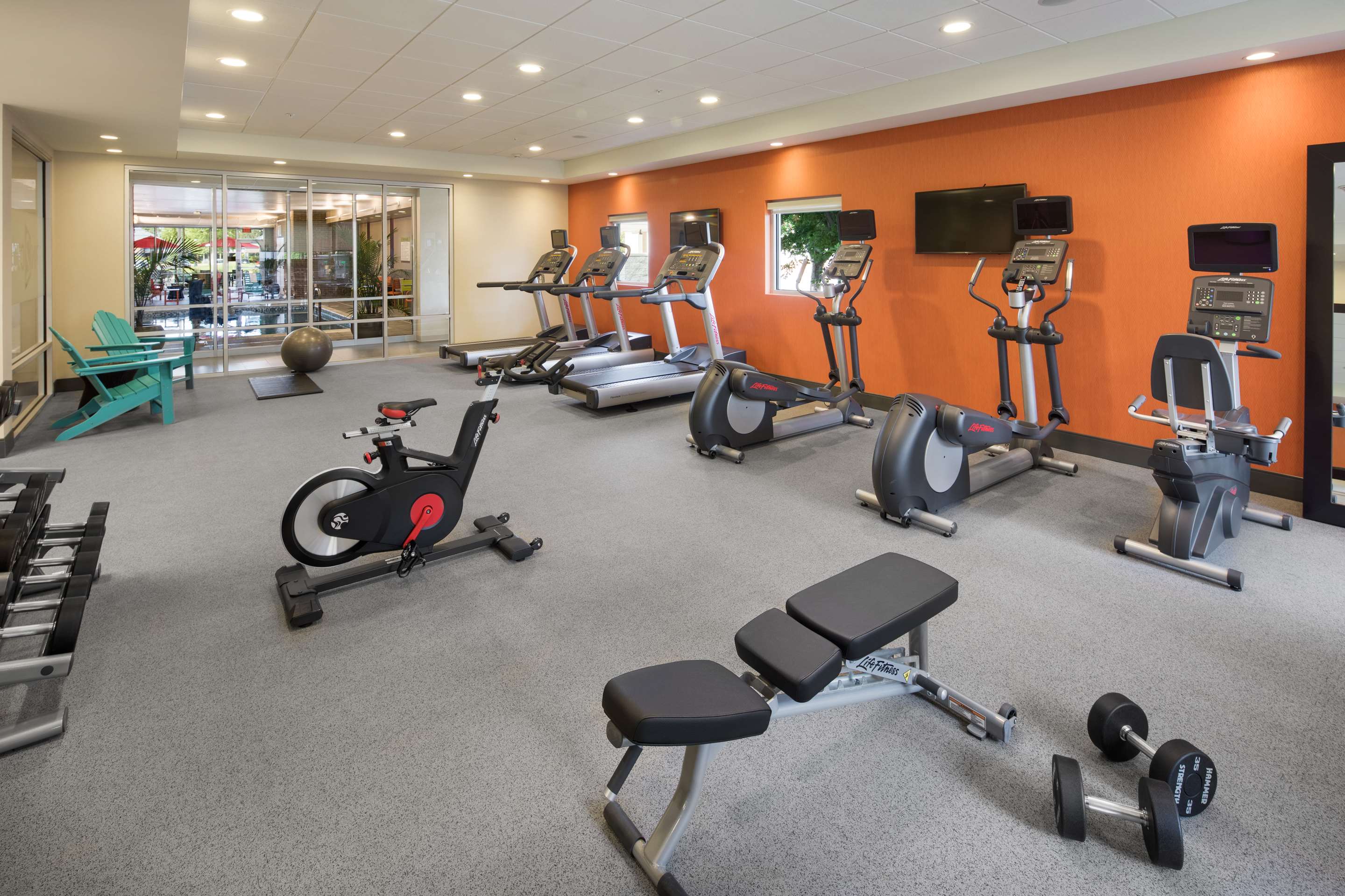 Health club fitness center gym | Home2 Suites by Hilton Mishawaka South Bend, IN