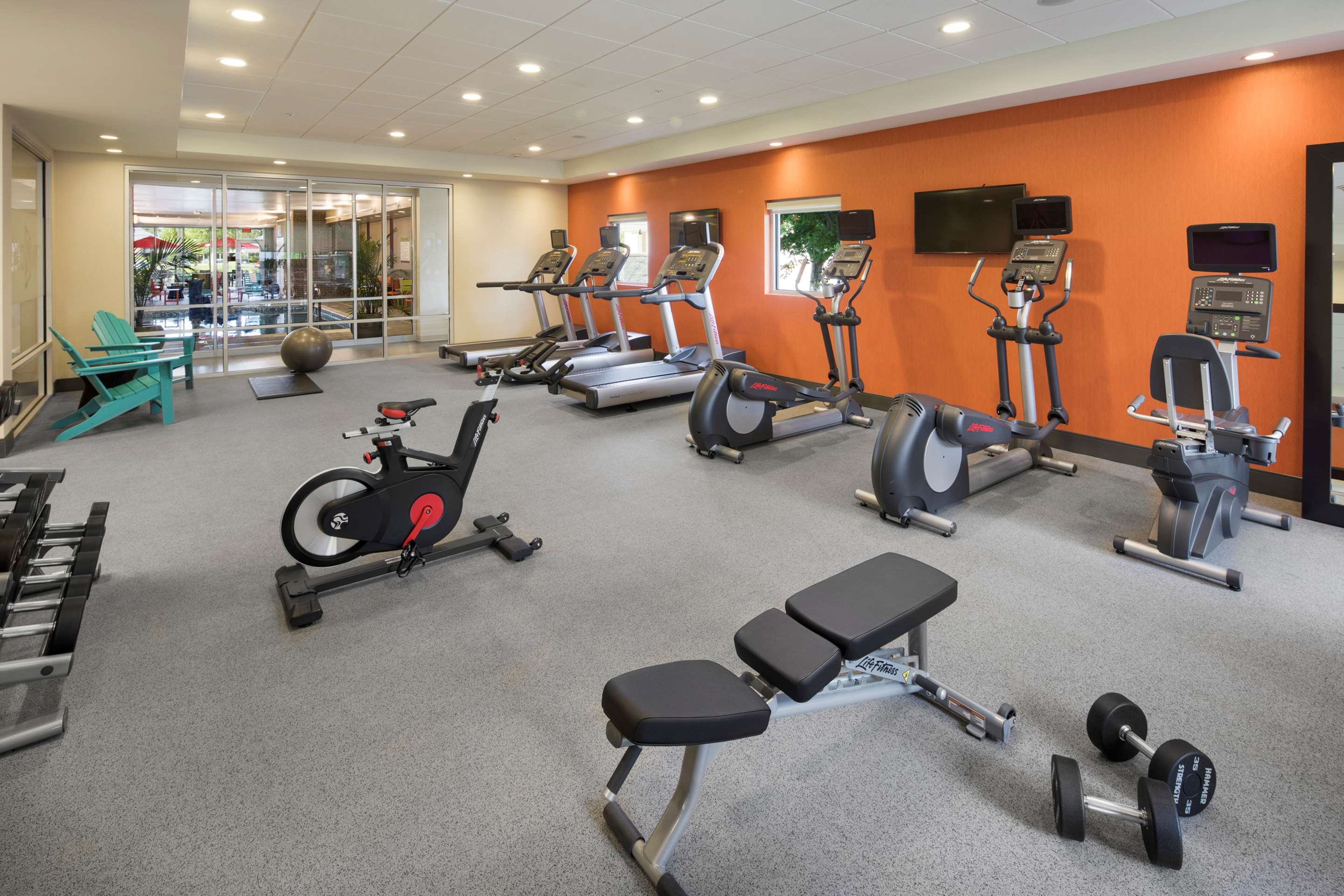 Health club fitness center gym | Home2 Suites by Hilton Mishawaka South Bend, IN