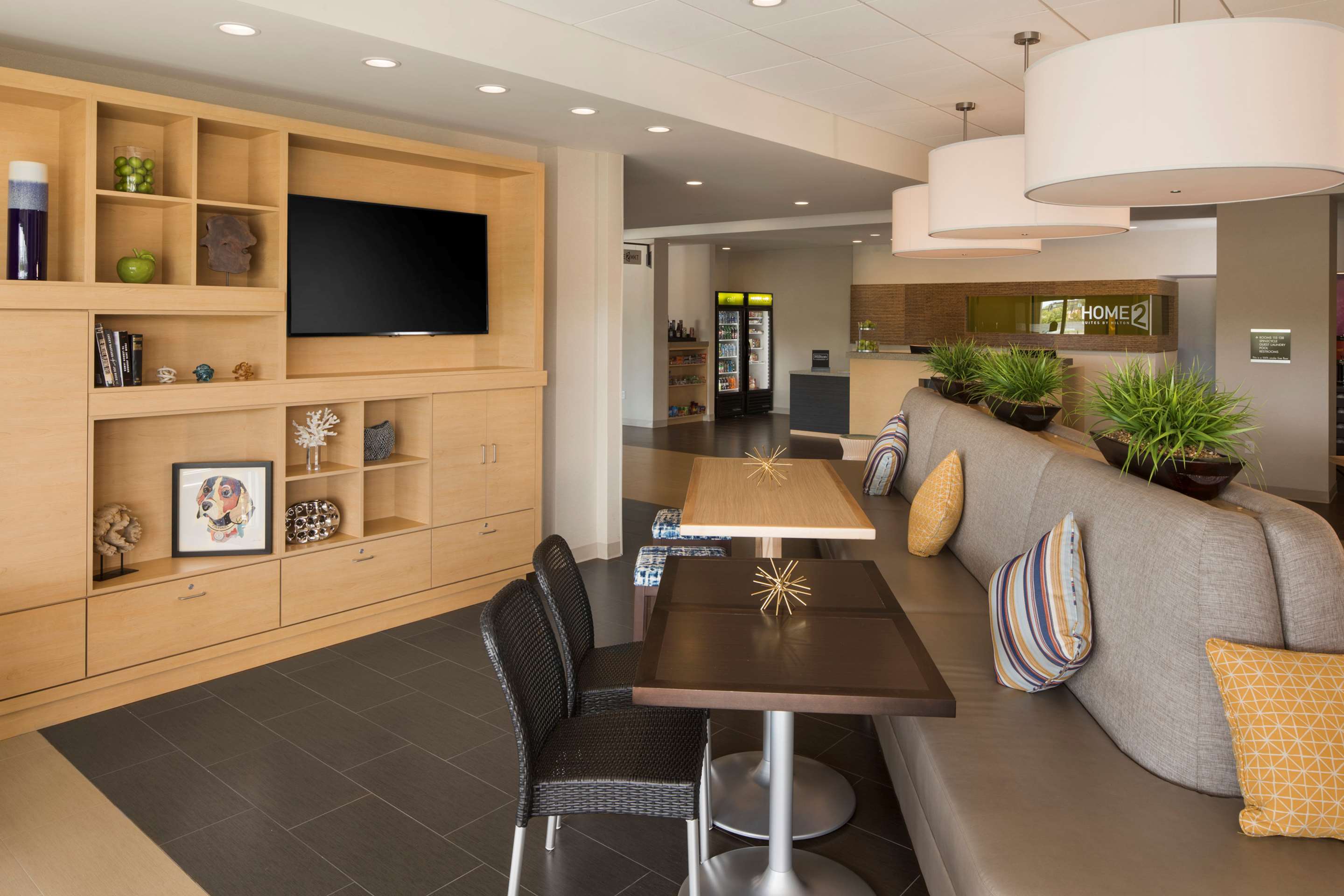 Lobby | Home2 Suites by Hilton Mishawaka South Bend, IN