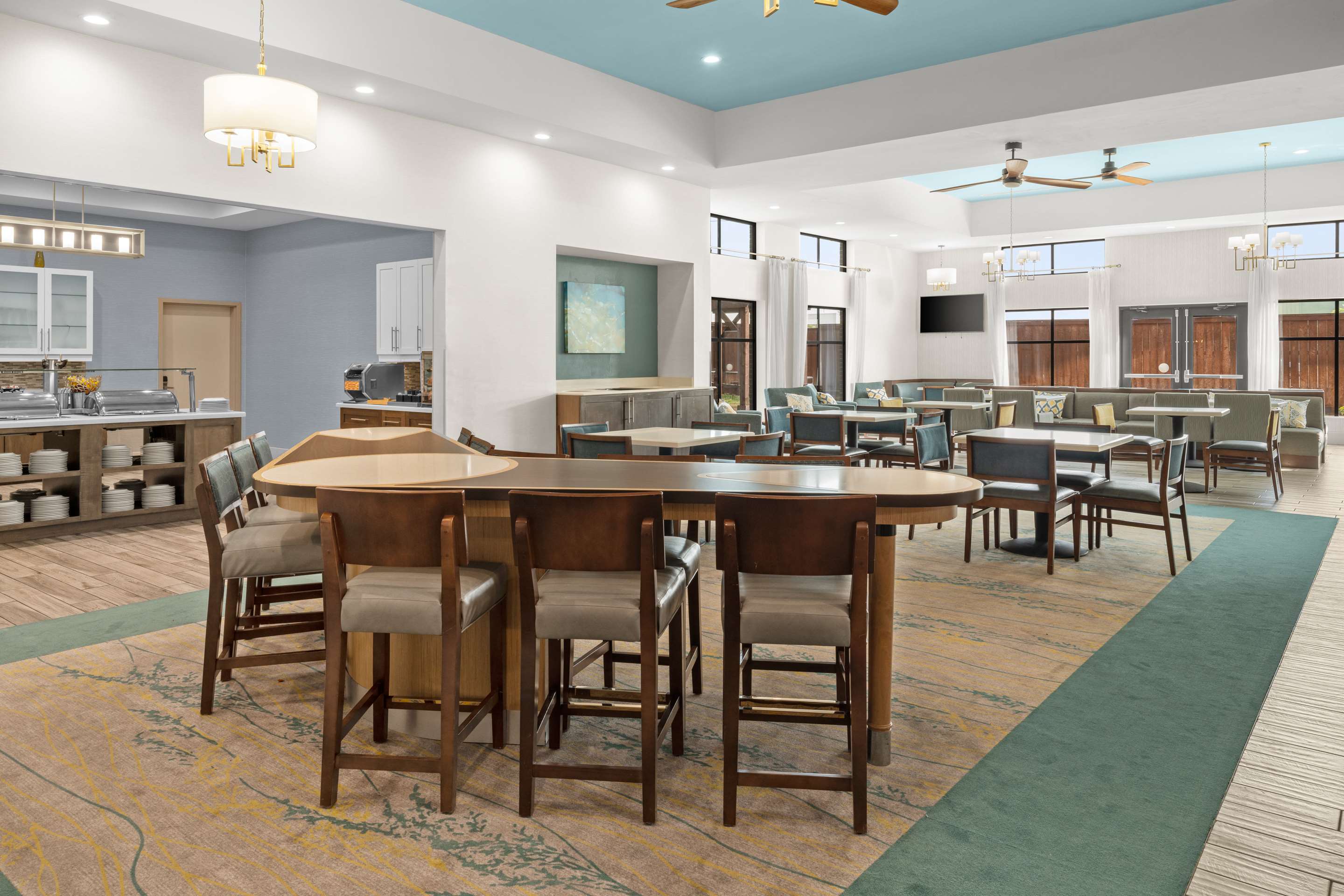 Breakfast Area | Homewood Suites by Hilton San Marcos