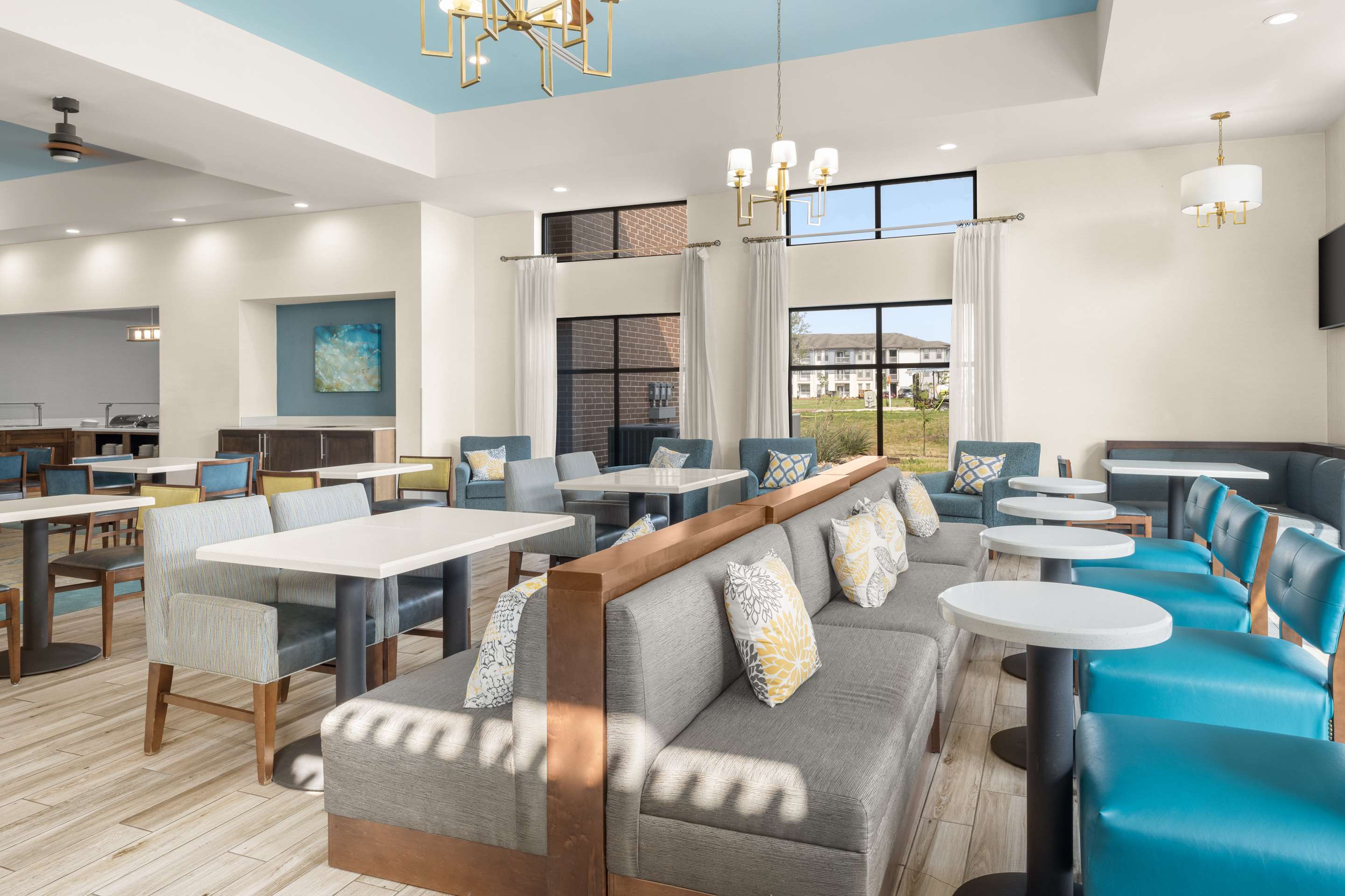 Breakfast Area | Homewood Suites by Hilton San Marcos