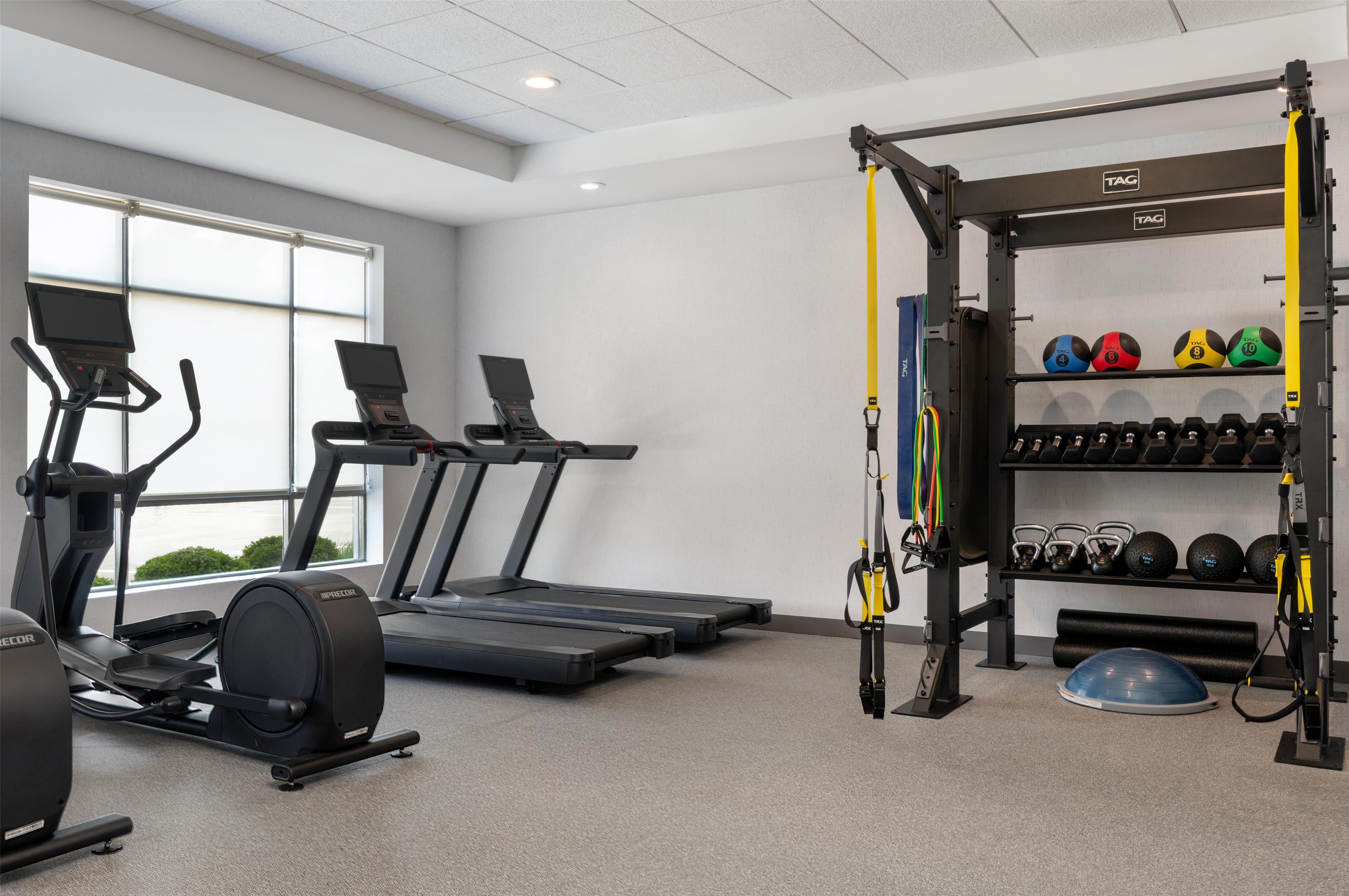 Health club fitness center gym | Home2 Suites Florence/Cincinnati Airport South, KY