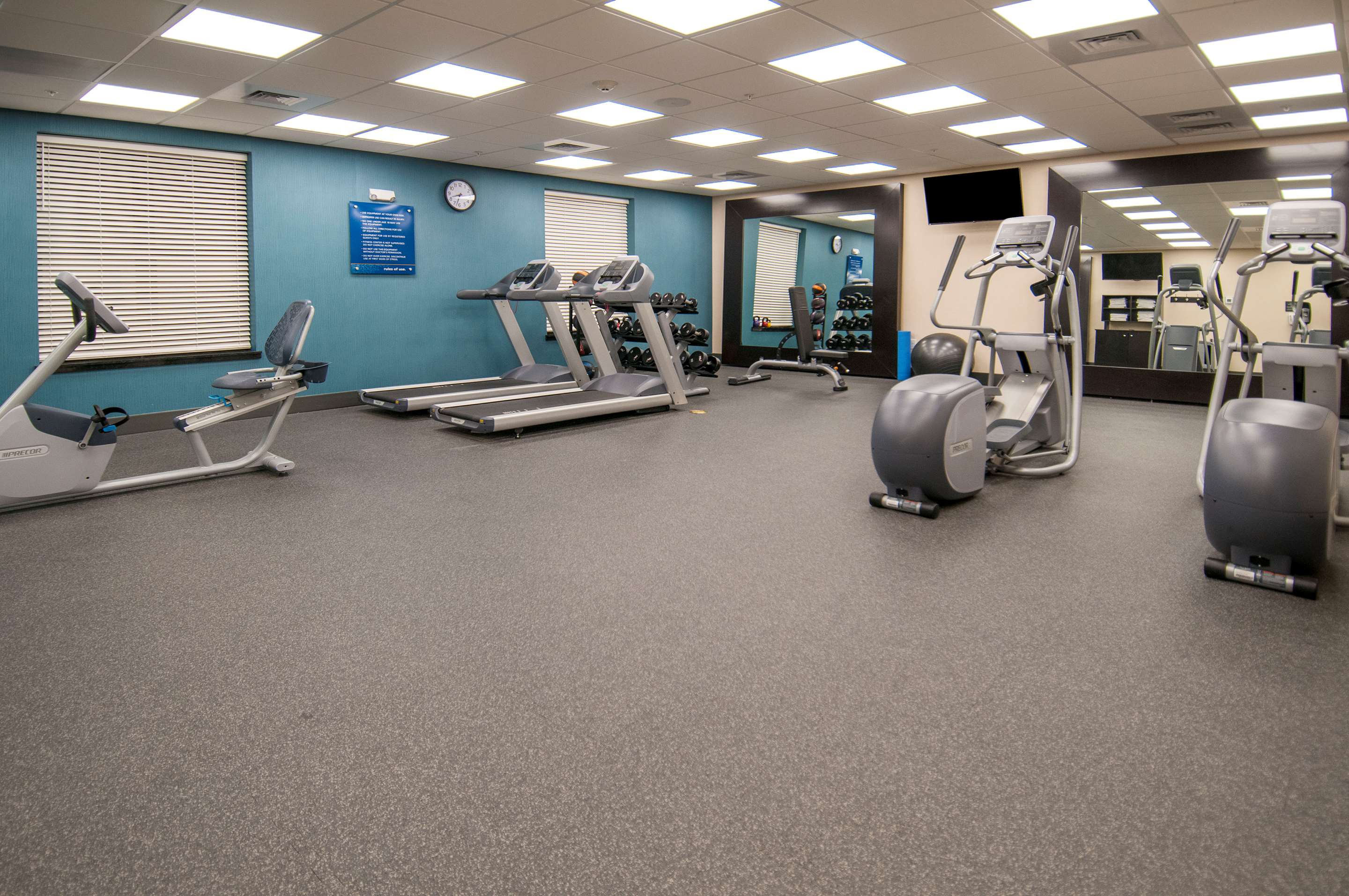 Health club fitness center gym