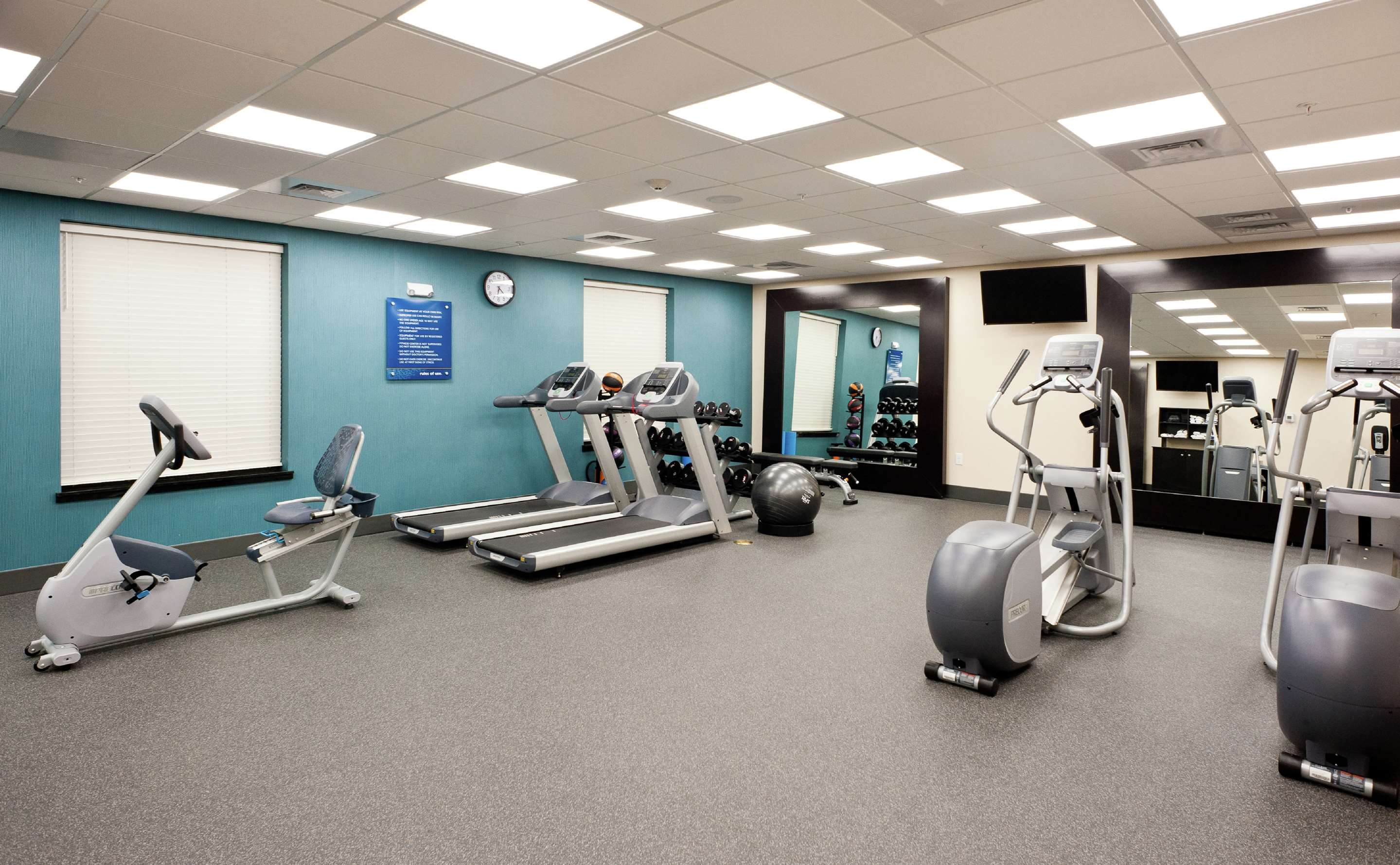 Health club fitness center gym