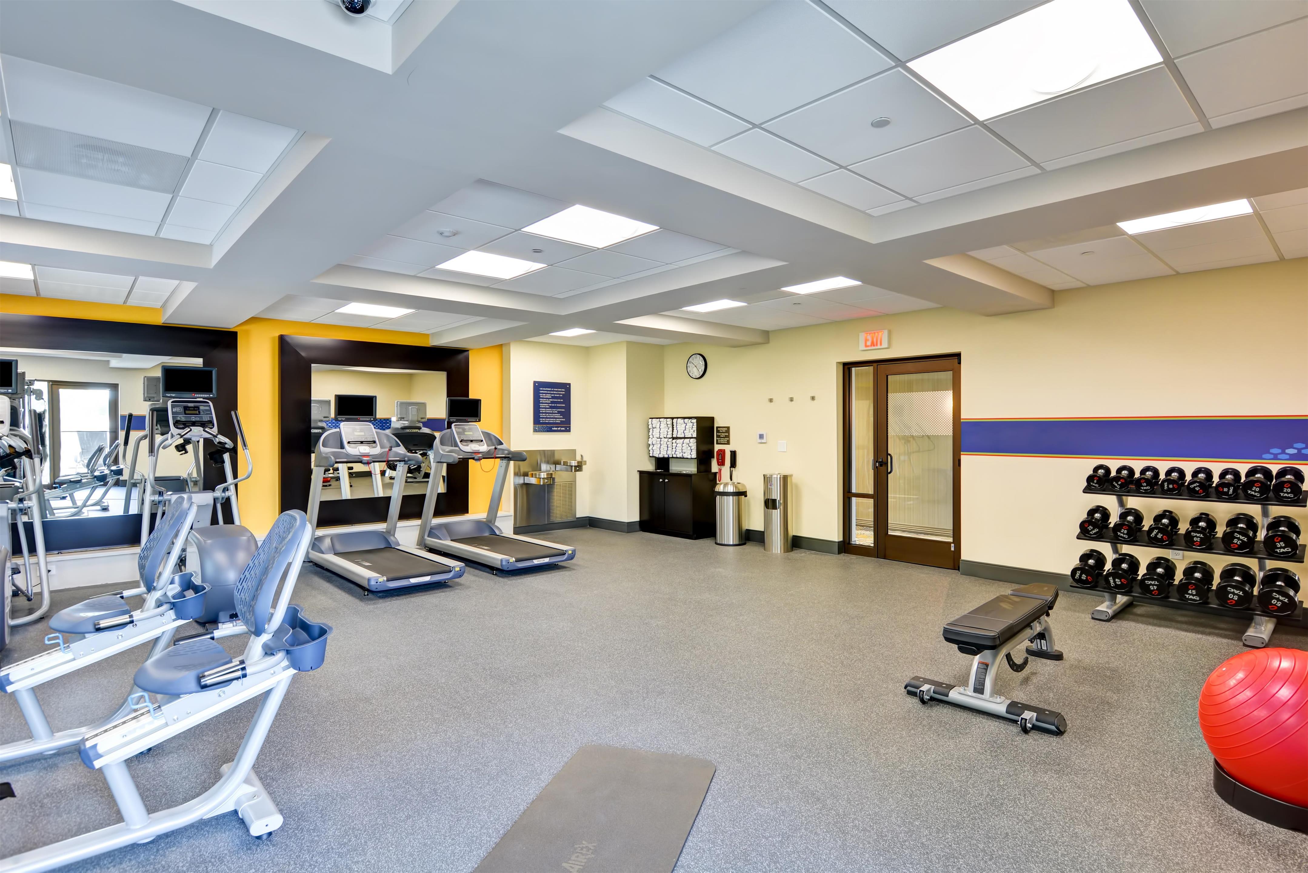 Health club fitness center gym | Hampton Inn Atlanta Kennesaw