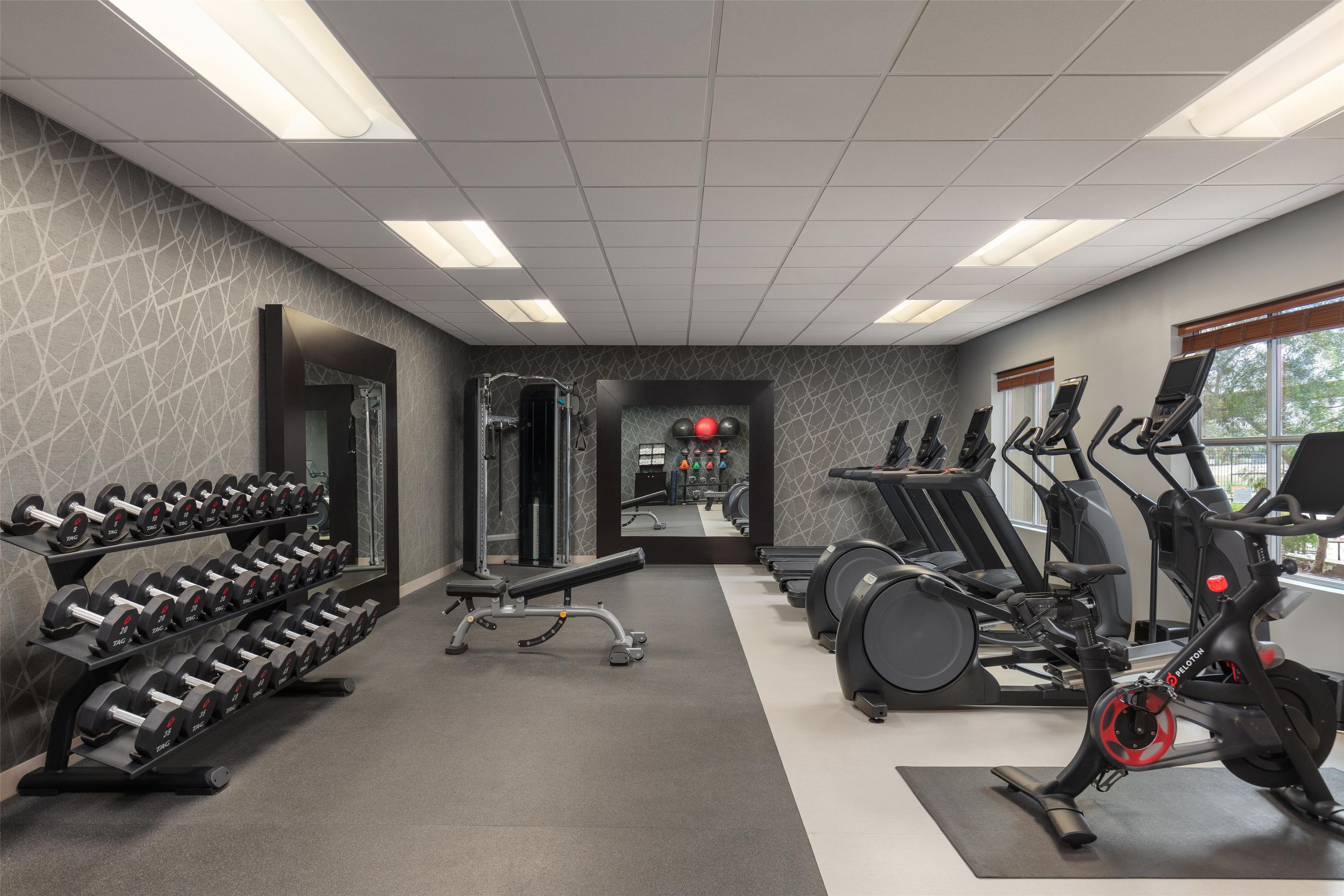 Health club fitness center gym | Homewood Suites by Hilton TechRidge Parmer @ I-35