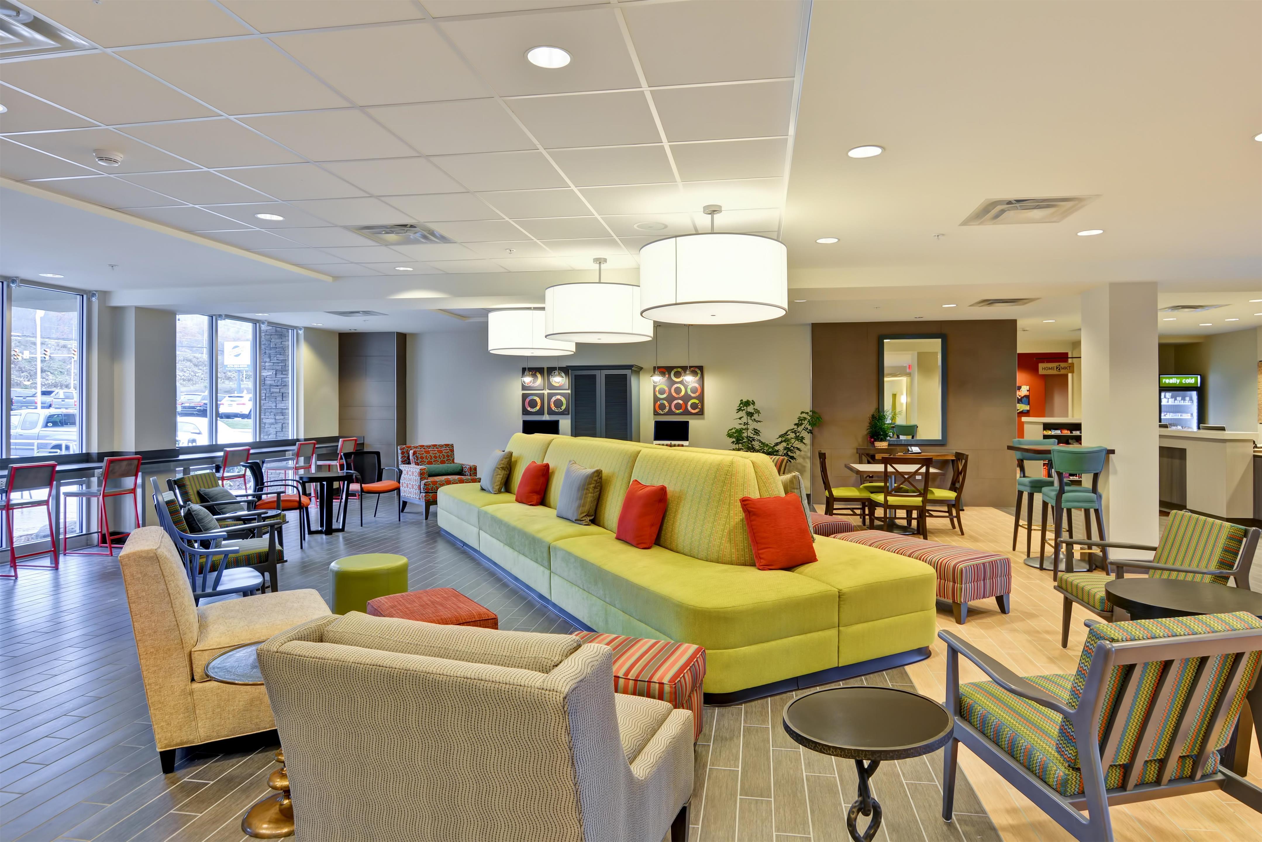 Lobby | Home2 Suites by Hilton Dickson City Scranton