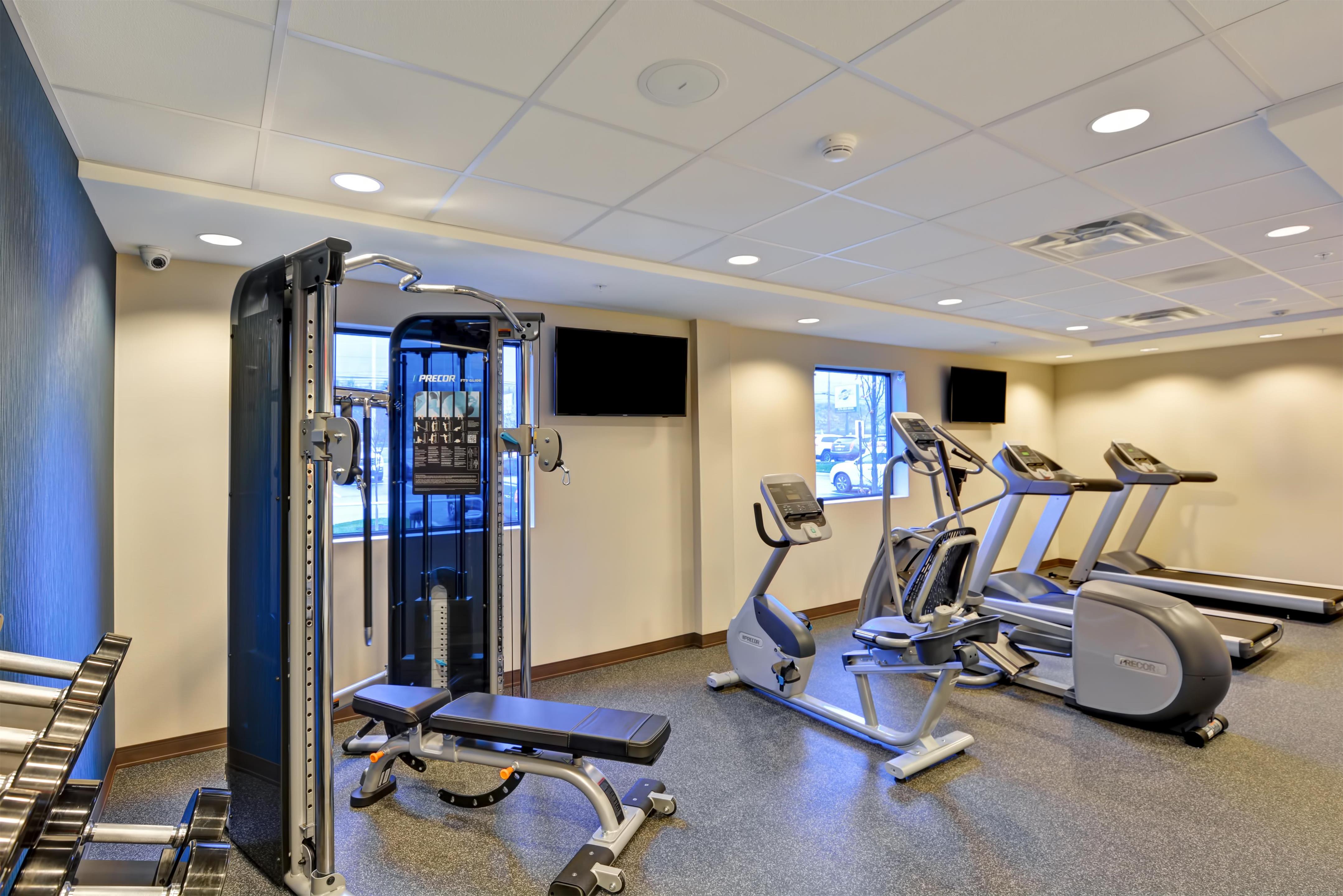 Health club fitness center gym | Home2 Suites by Hilton Dickson City Scranton