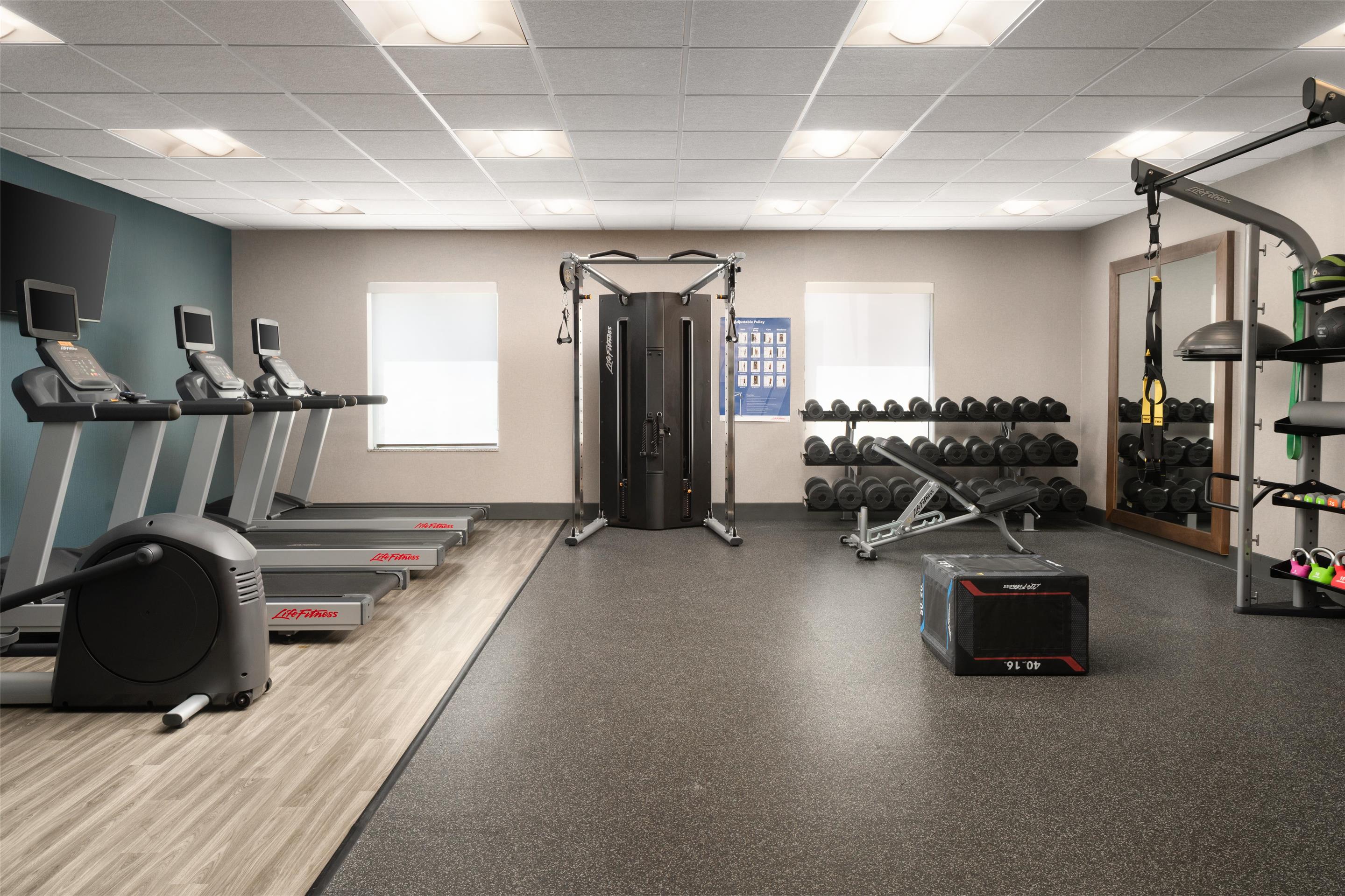 Health club fitness center gym