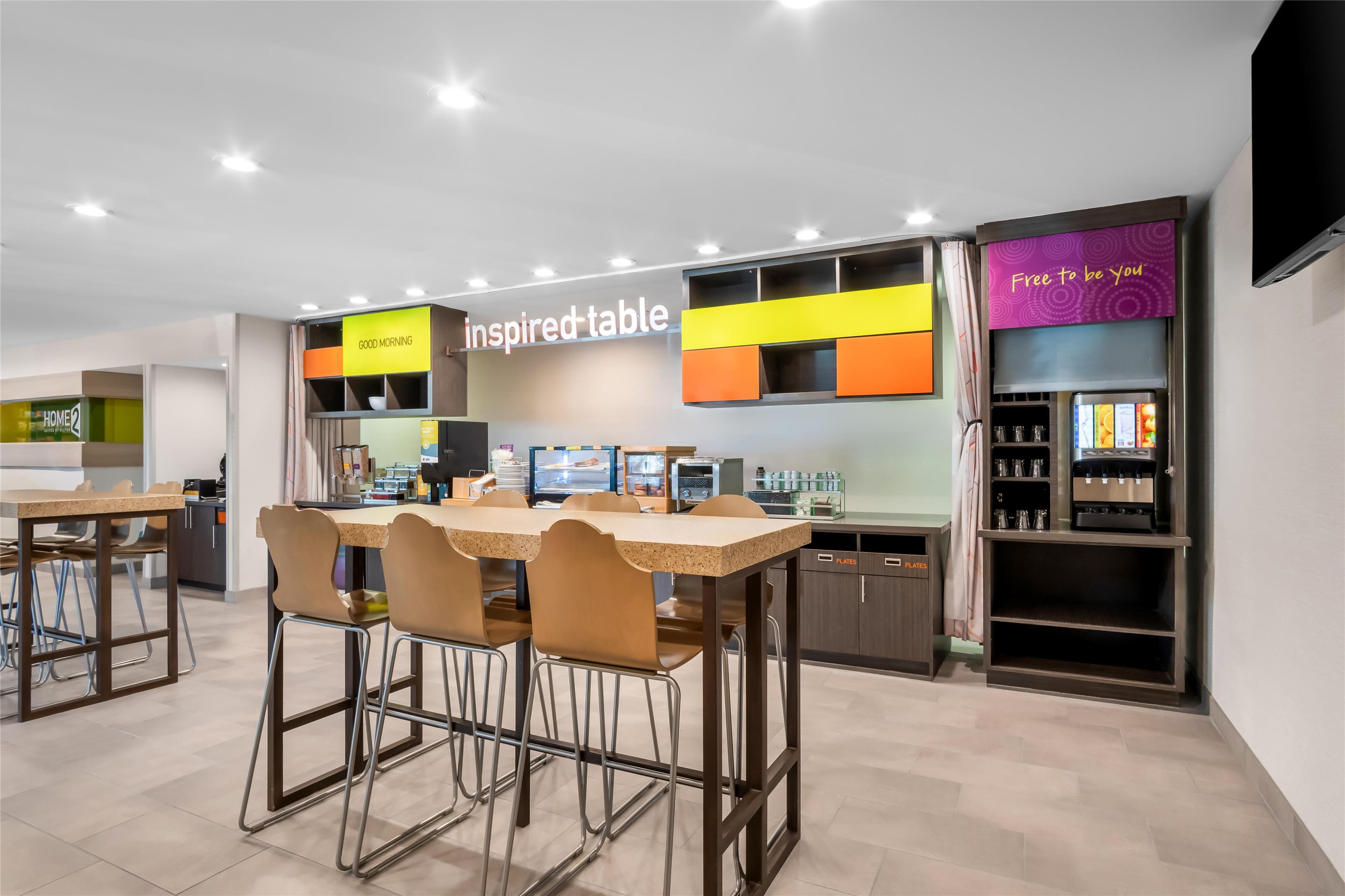 Breakfast Area | Home2 Suites by Hilton Irving / DFW Airport North