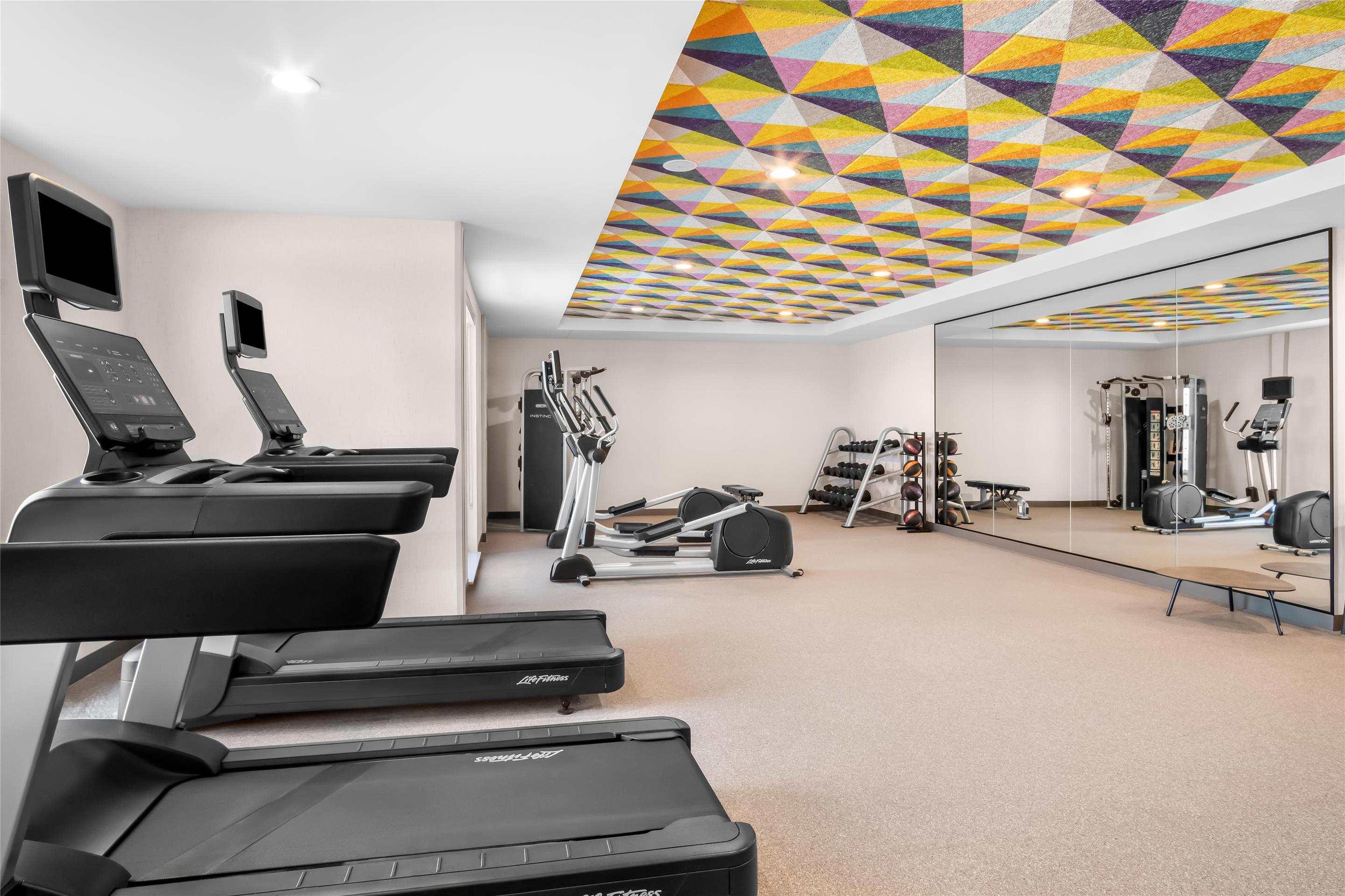 Health club fitness center gym | Home2 Suites by Hilton Irving / DFW Airport North