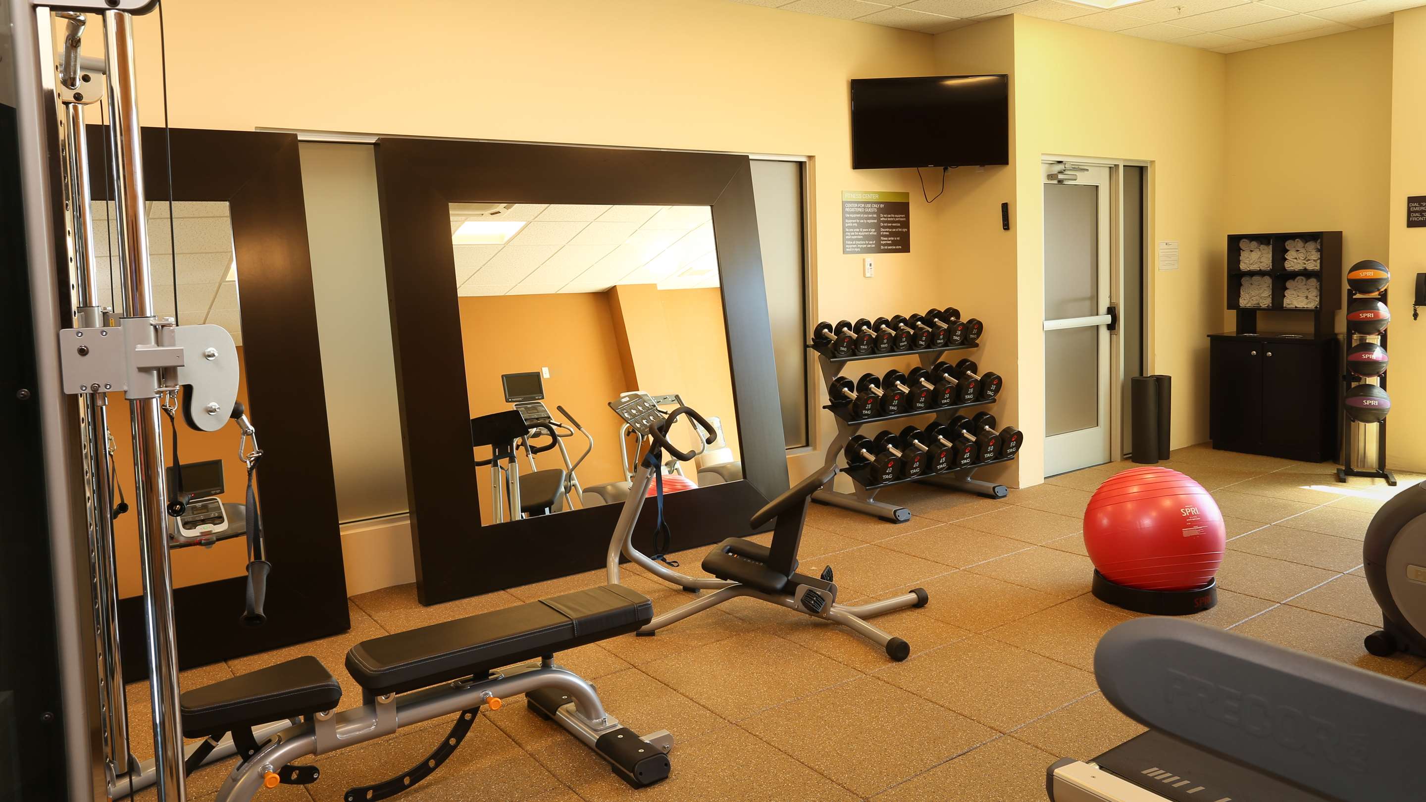 Health club fitness center gym