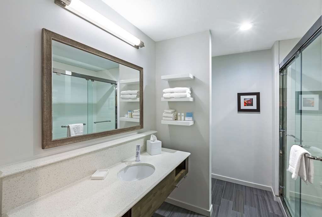 Hampton Inn &amp; Suites Houston/Atascocita, TX-guestroom-Guest Room,Bathroom,On-Site.jpg