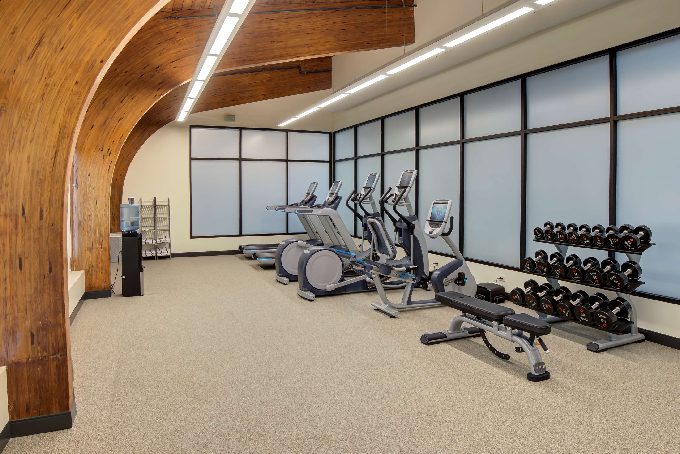 Health club fitness center gym | Doubletree by Hilton Harrisonburg