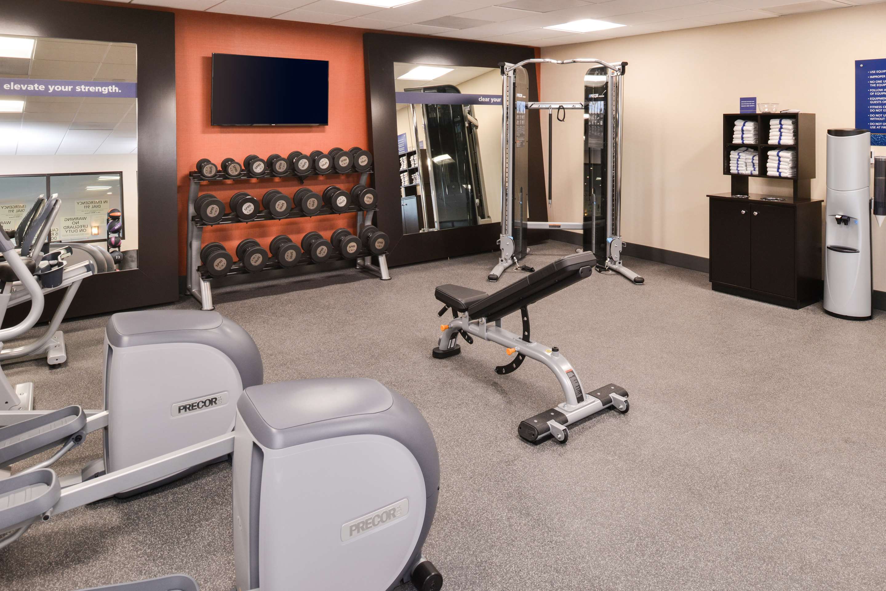 Health club fitness center gym