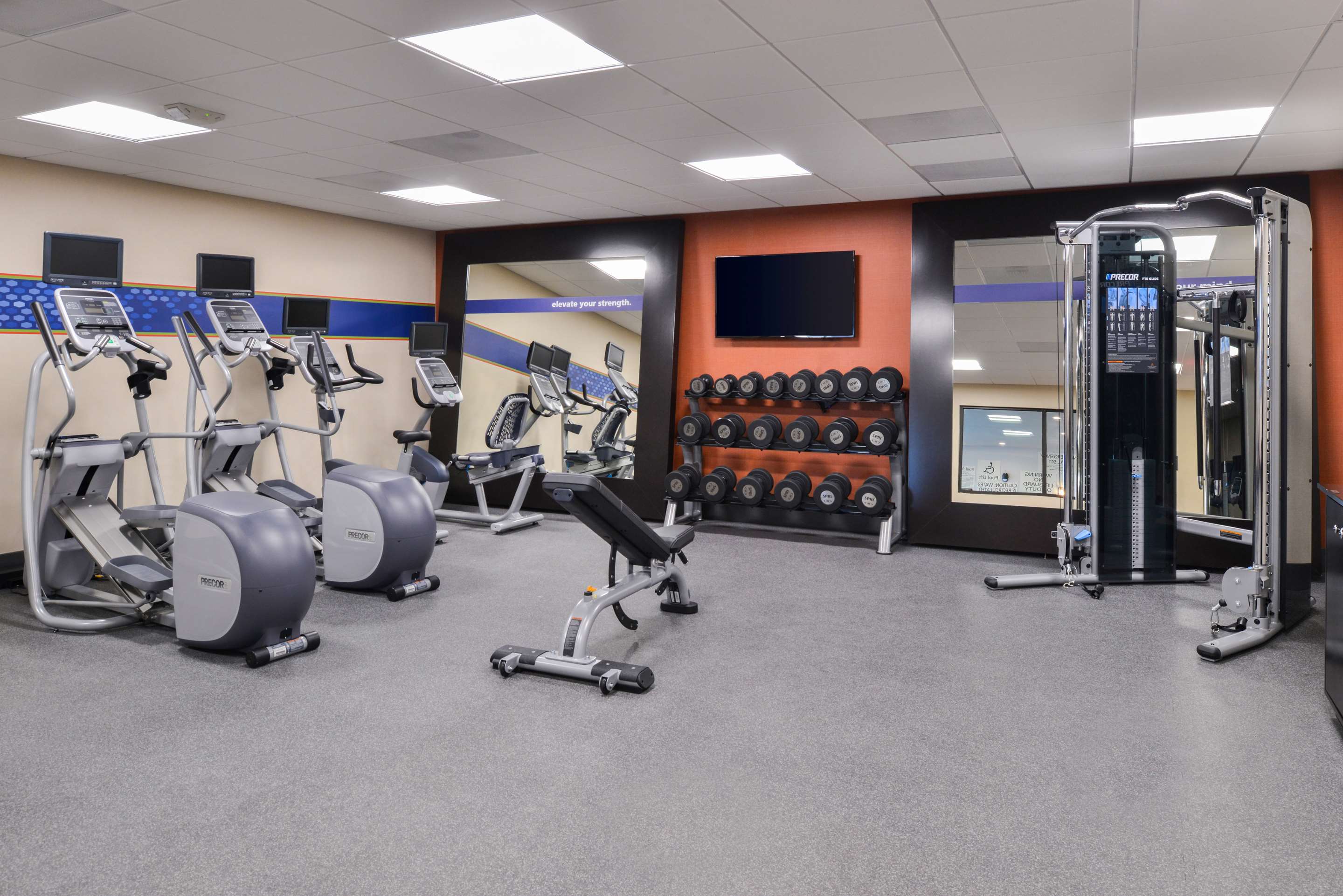 Health club fitness center gym
