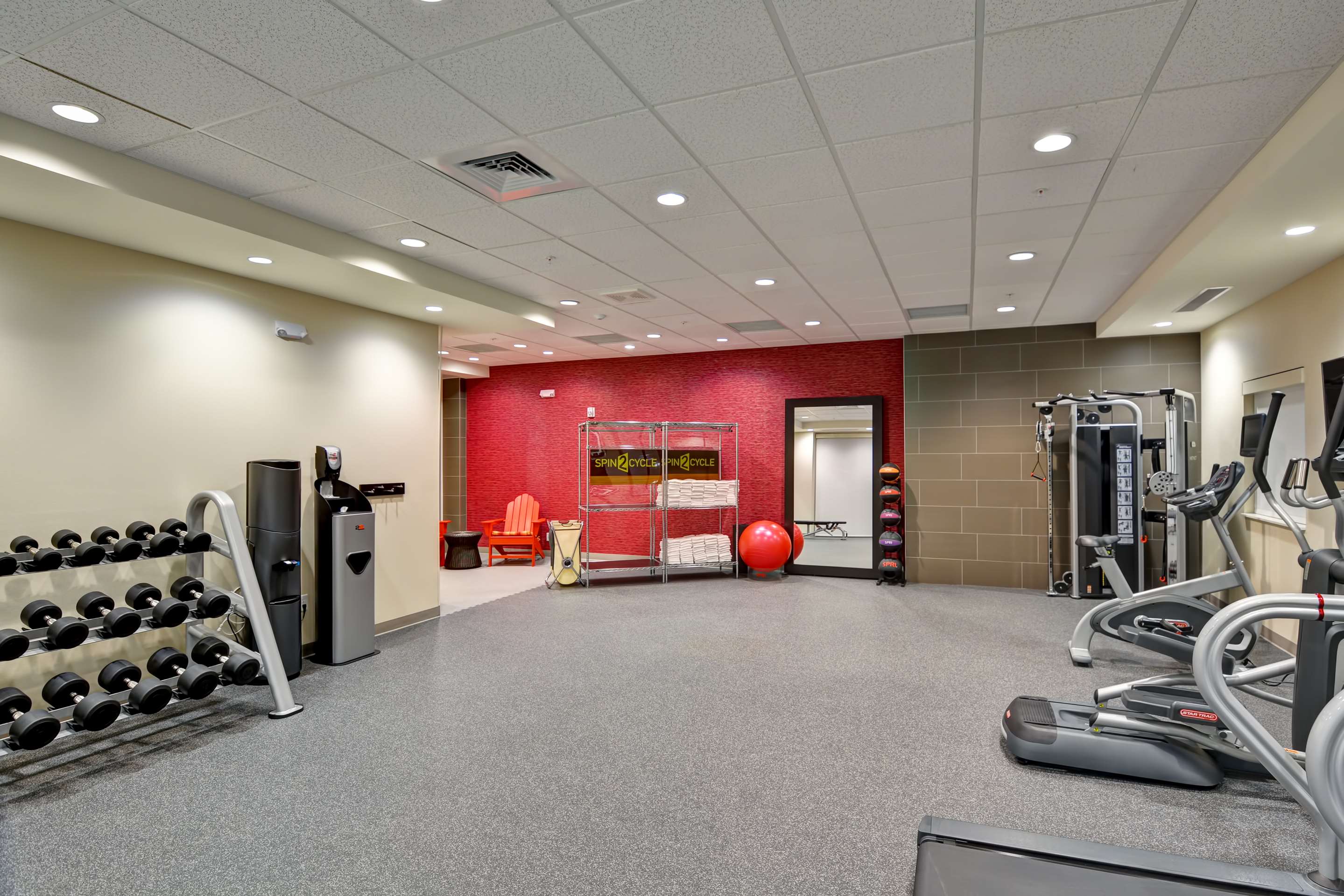 Health club fitness center gym | Home2 Suites by Hilton Lafayette, IN