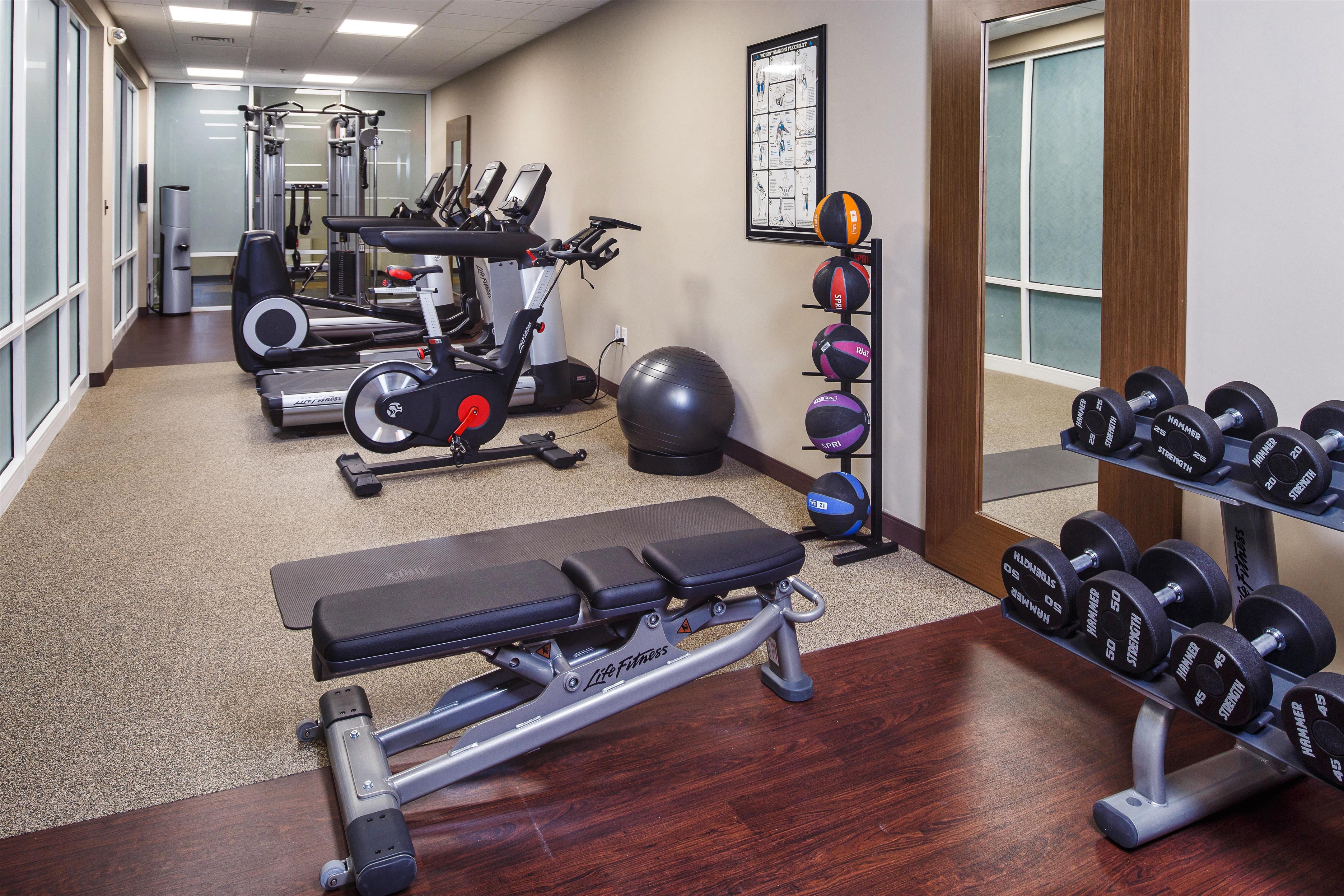 Health club fitness center gym | DoubleTree by Hilton Neenah