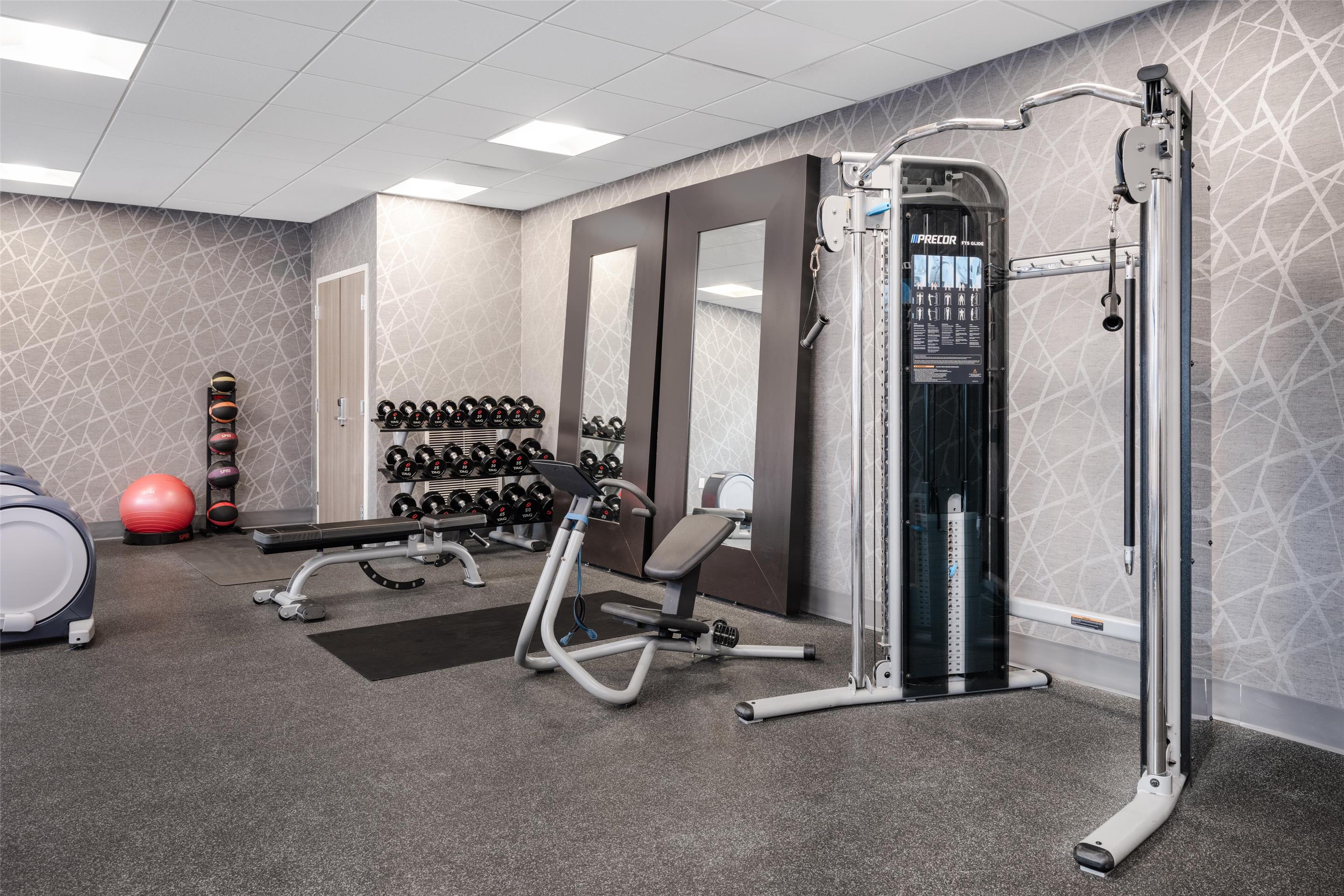 Health club fitness center gym | Homewood Suites By Hilton San Jose North