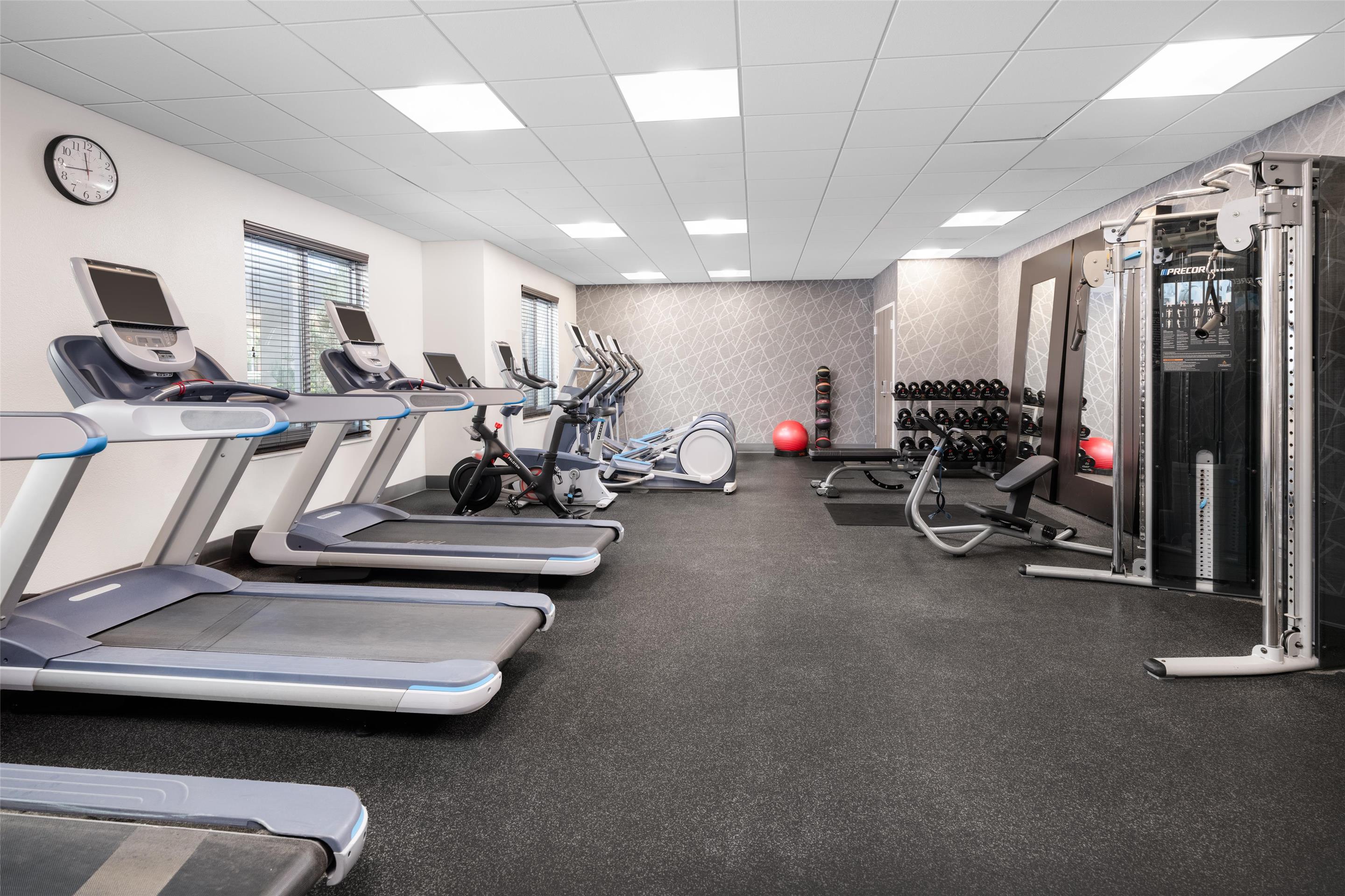Health club fitness center gym | Homewood Suites By Hilton San Jose North