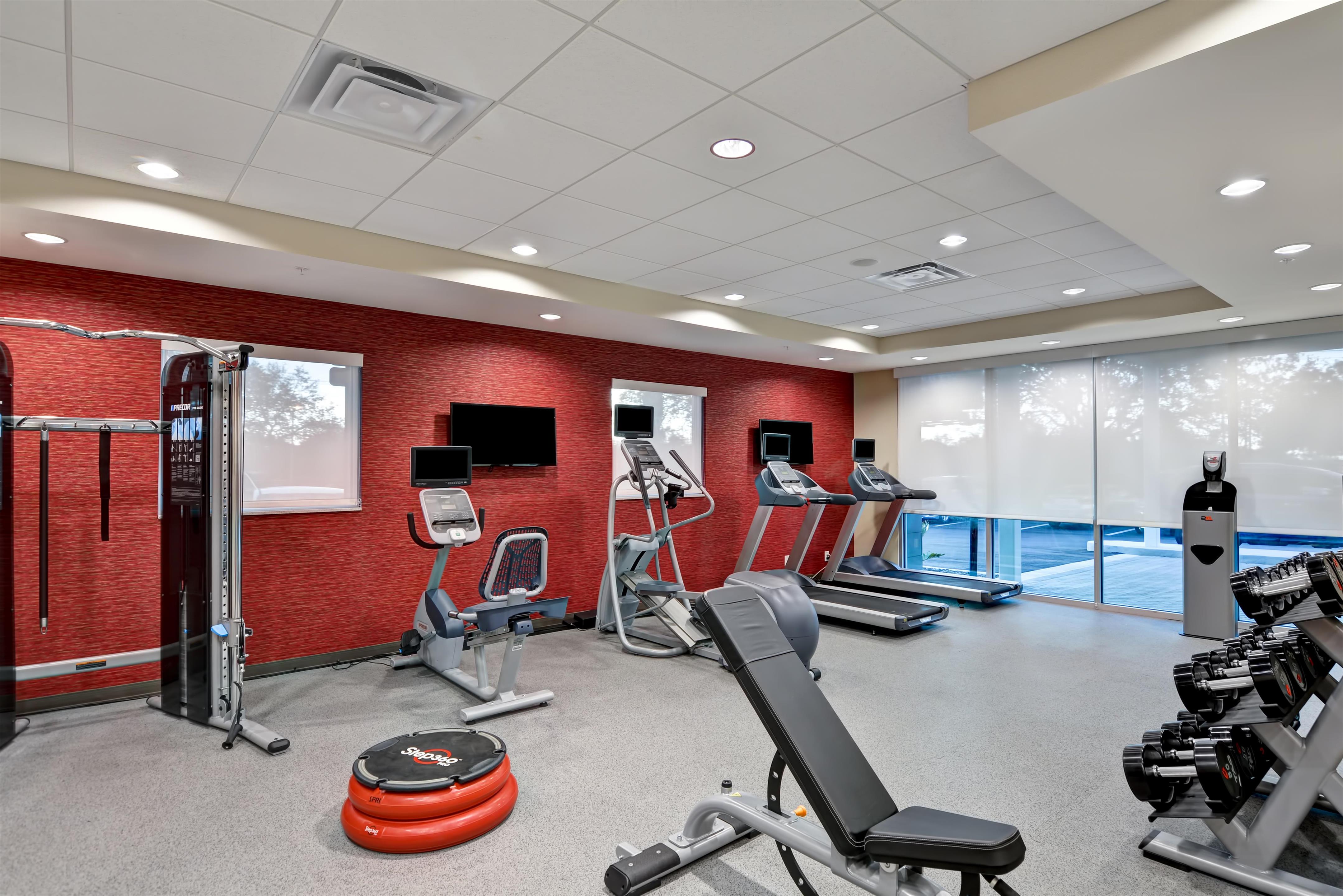 Health club fitness center gym | Home2 Suites by Hilton Tampa USF Near Busch Gardens