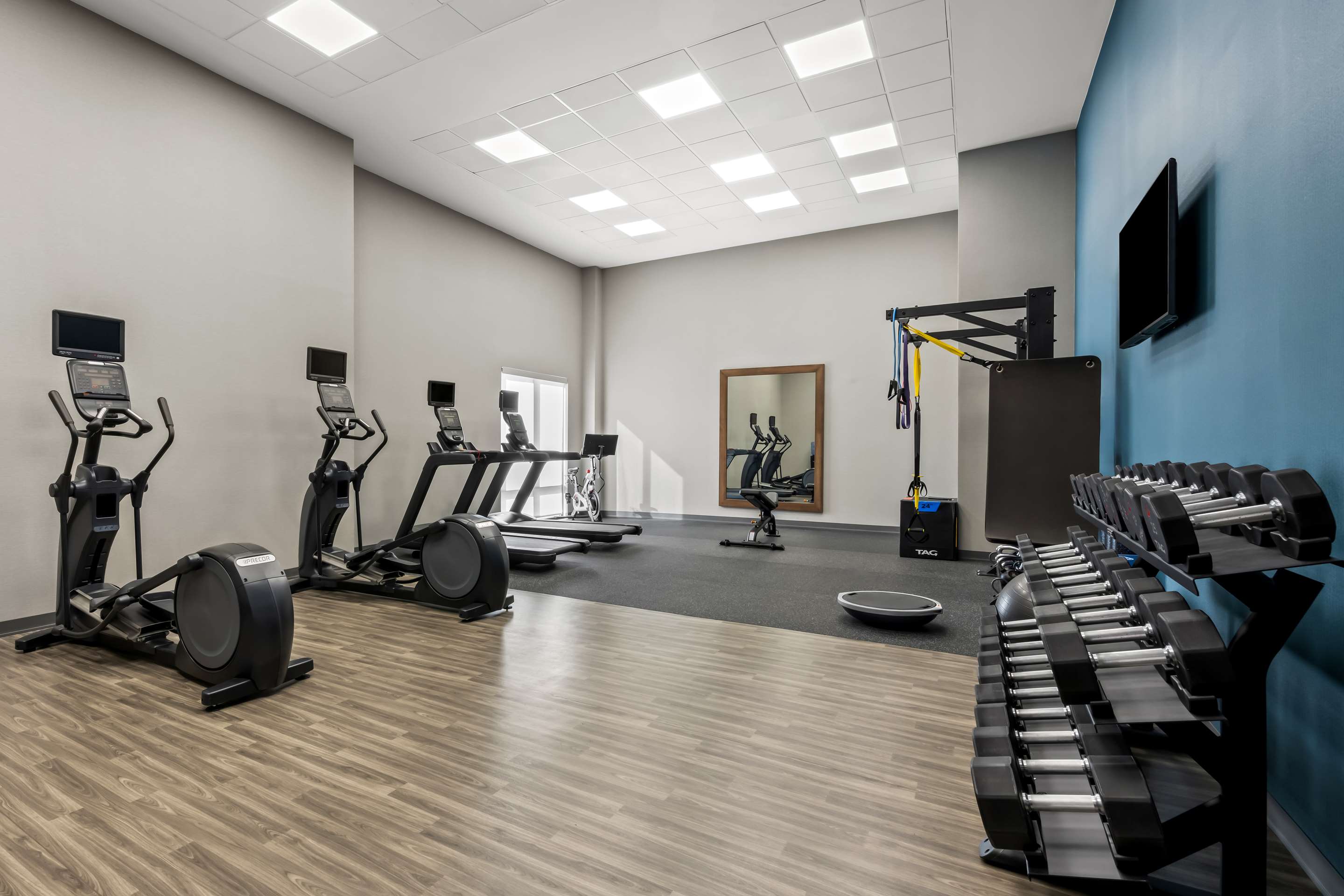 Health club fitness center gym | Hampton Inn & Suites Wilson I-95