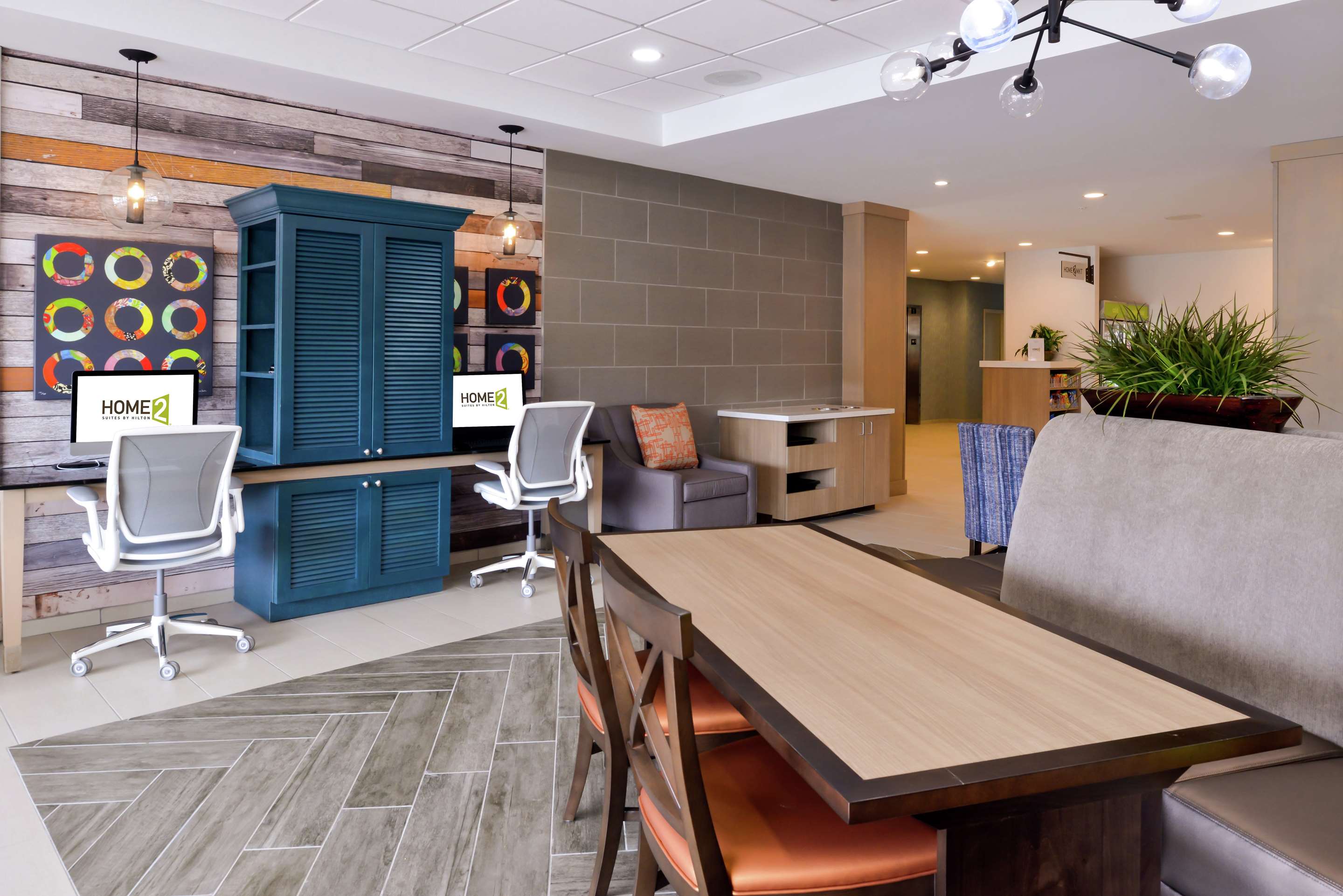 Lobby | Home2 Suites by Hilton Merrillville