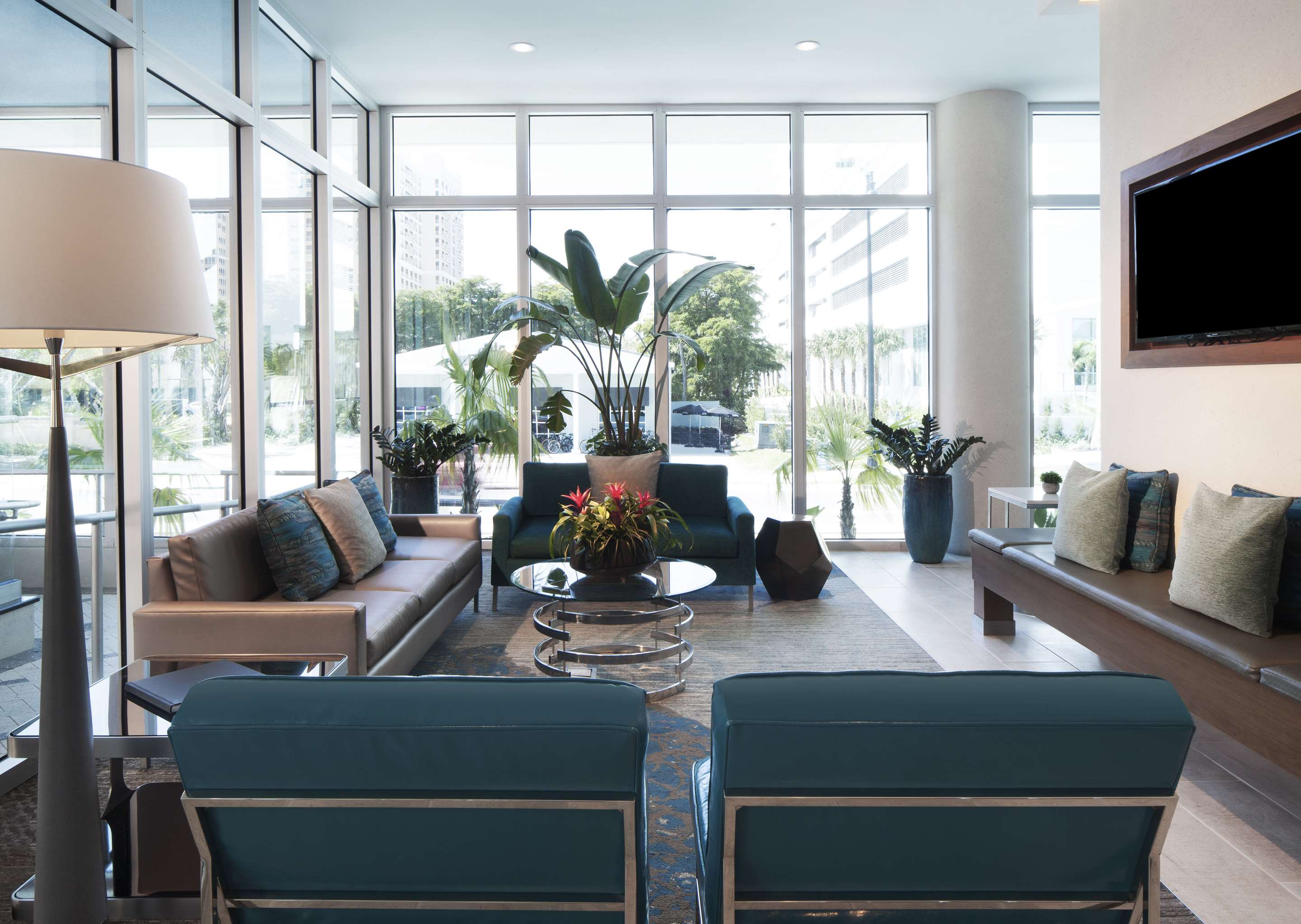 Lobby | Embassy Suites by Hilton Sarasota, FL