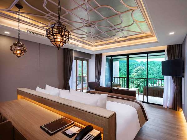 DELUXE SUITE WITH WHIRLPOOL BATH, MOUNTAIN VIEW, 1 KING BED