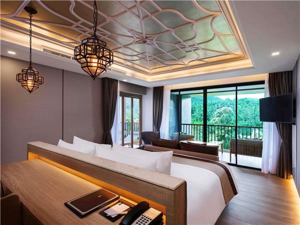 DELUXE SUITE WITH WHIRLPOOL BATH, MOUNTAIN VIEW, 1 KING BED