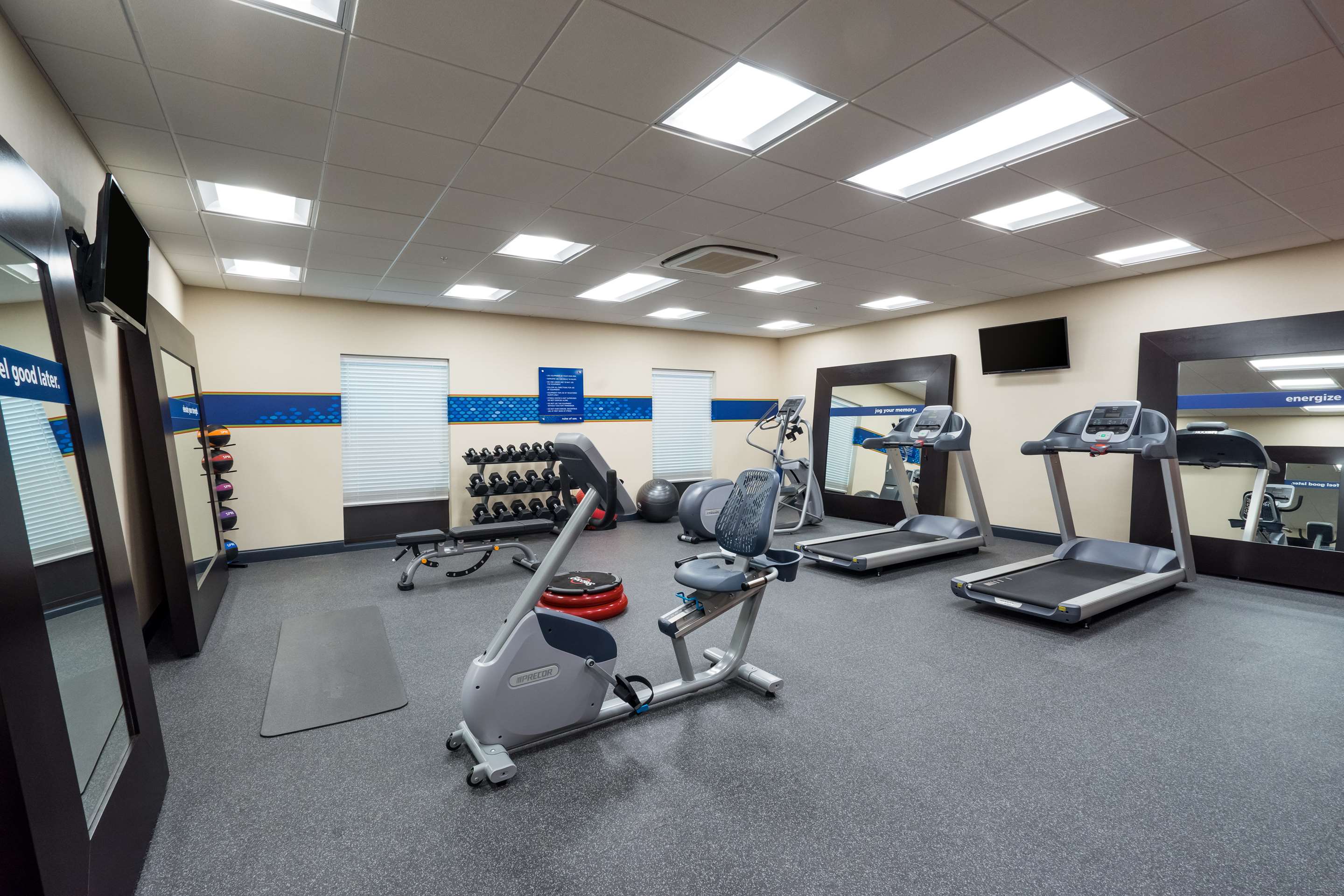 Health club fitness center gym