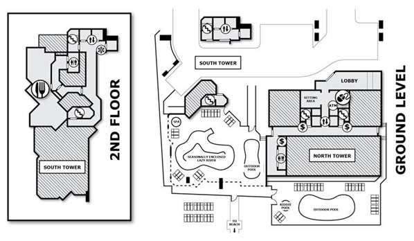 Map - Carolinian Beach Resort Myrtle Beach