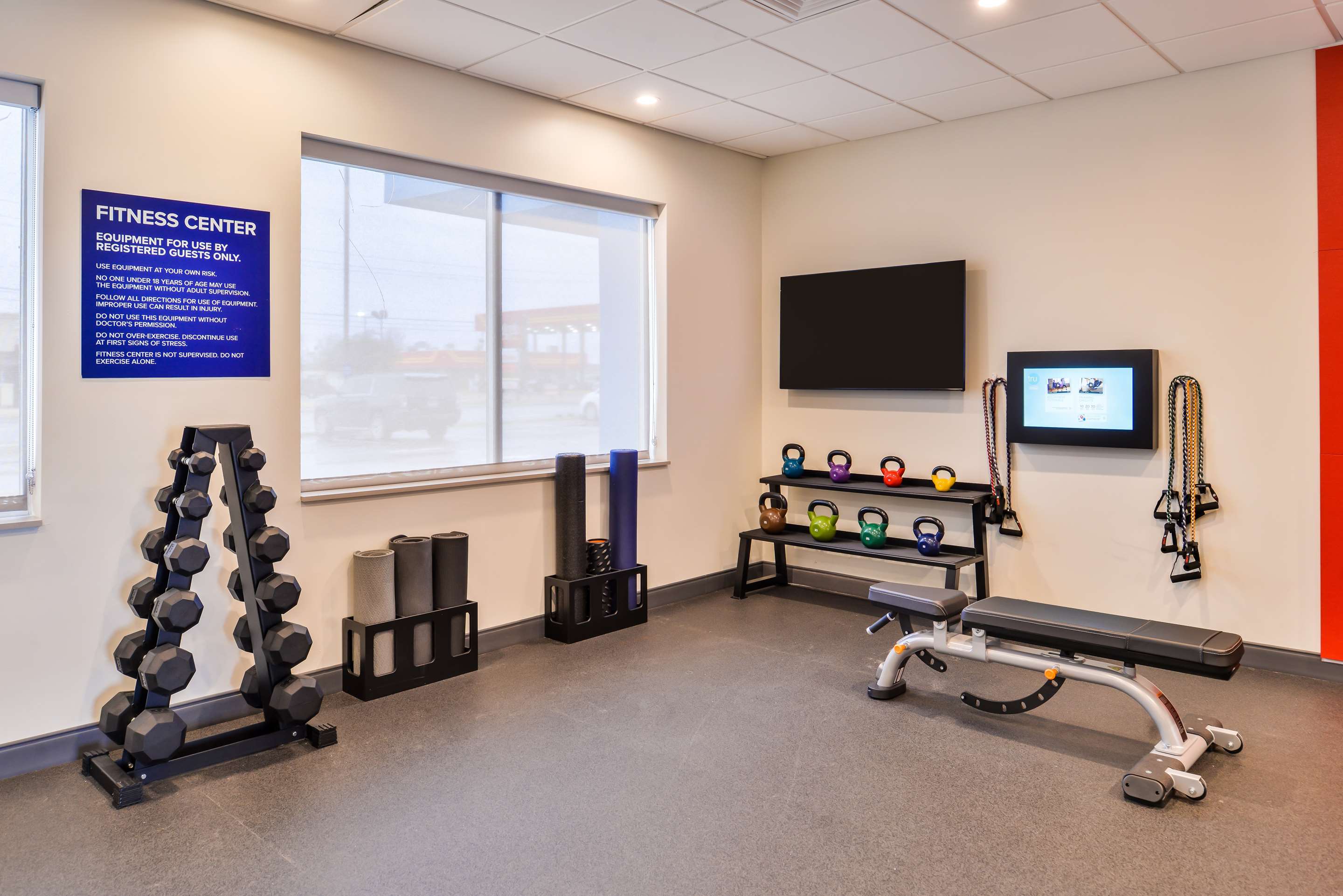 Health club fitness center gym