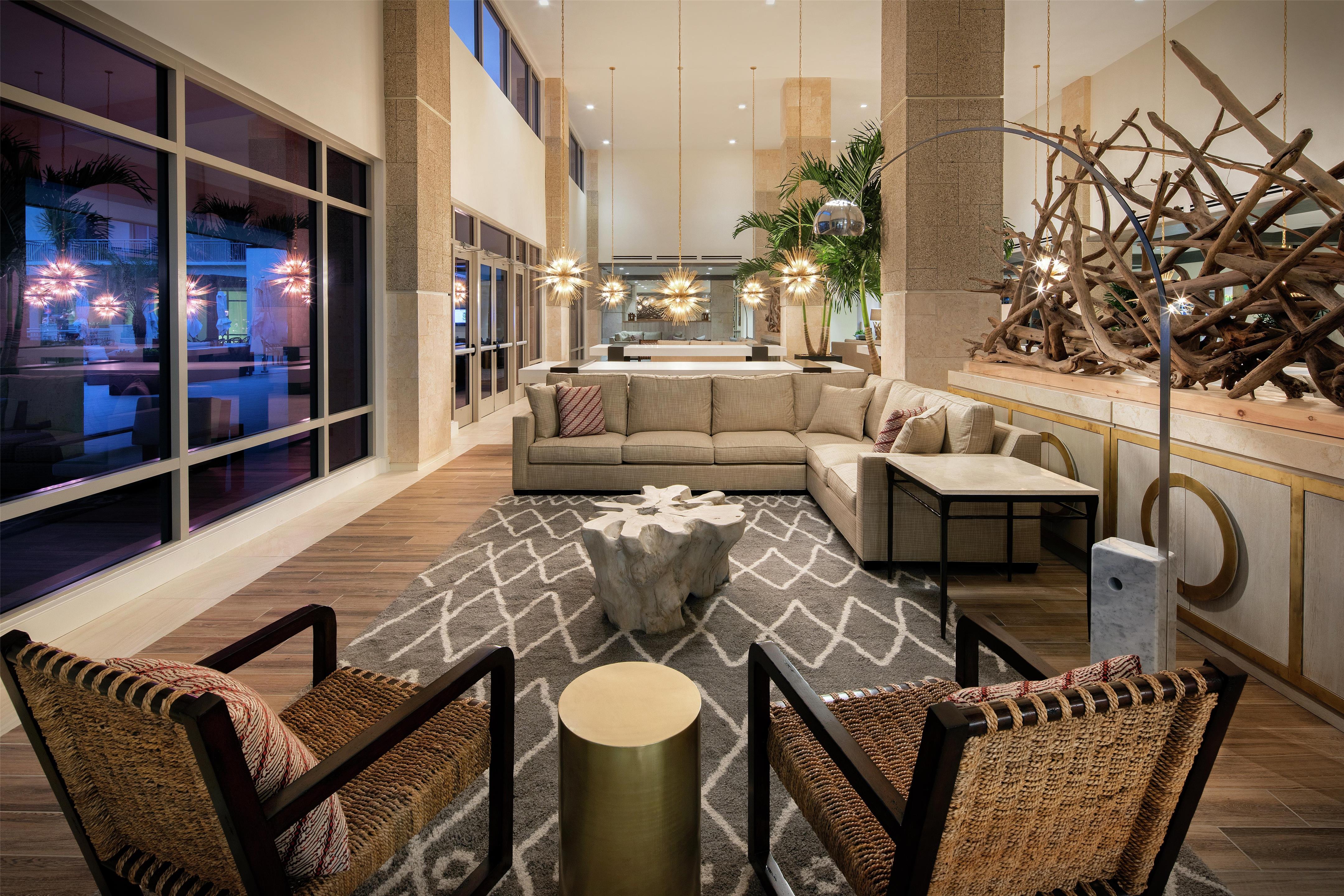Lobby | Embassy Suites By Hilton St Augustine Beach-Oceanfront Resort