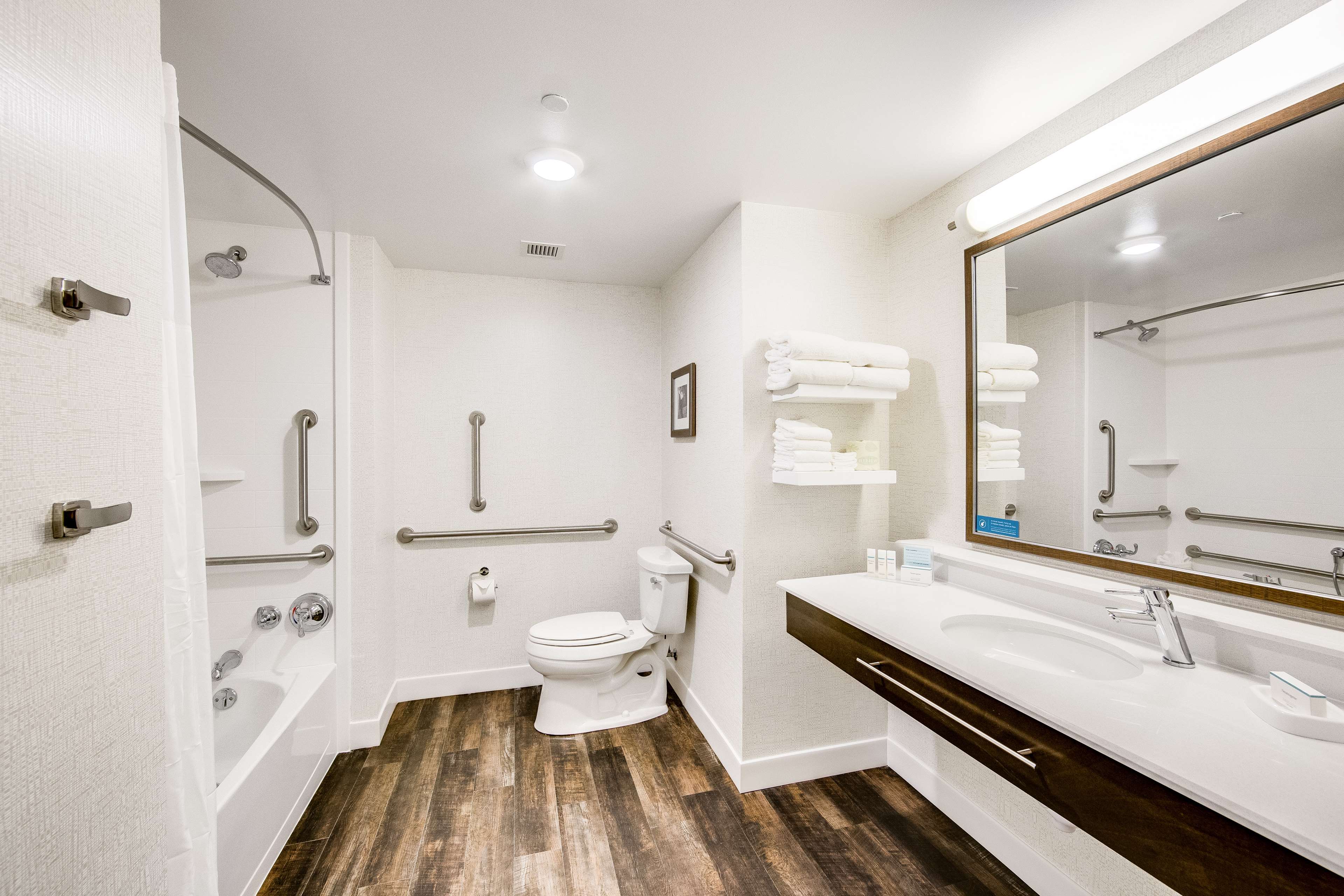 Hampton Inn & Suites by Hilton Fort Worth Downtown Room Type - 1 KNG ACCESSIBLE TUB NS