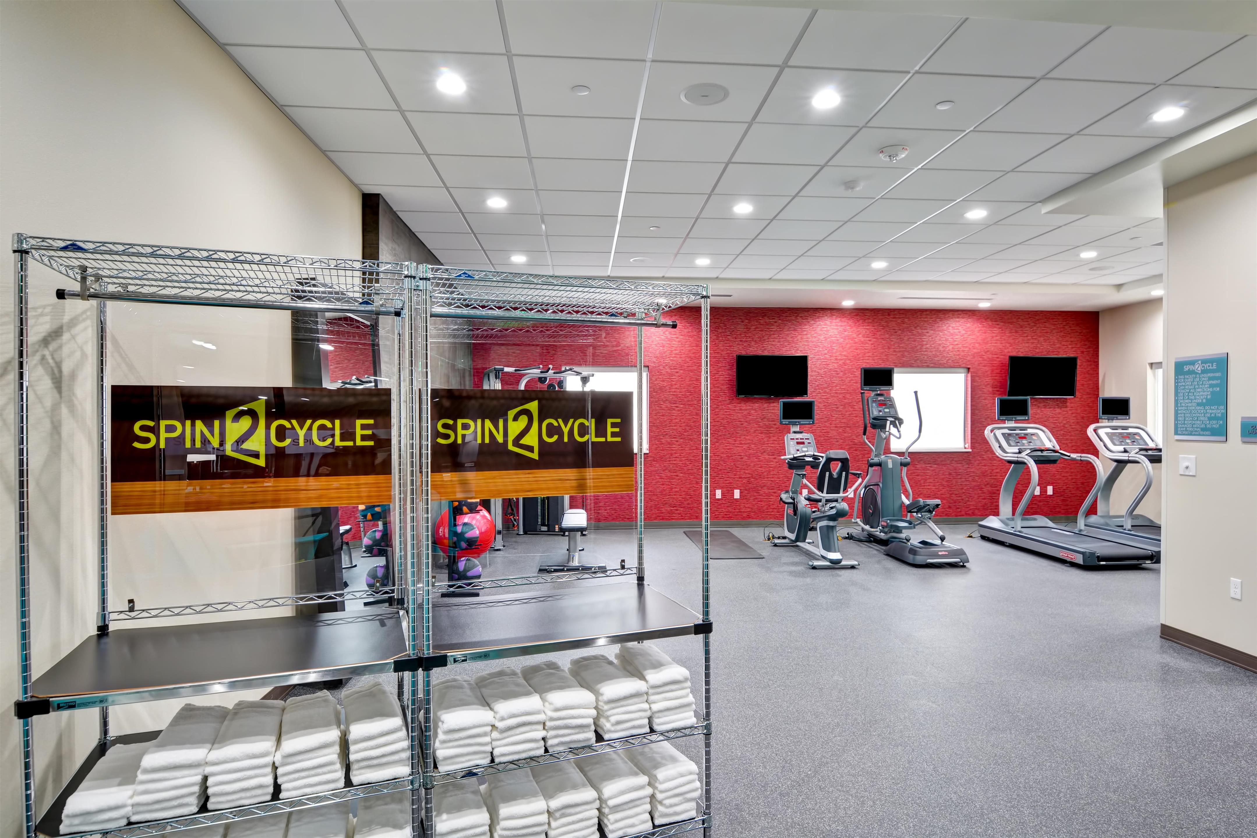 Health club fitness center gym | Home2 Suites by Hilton OKC Midwest City Tinker AFB