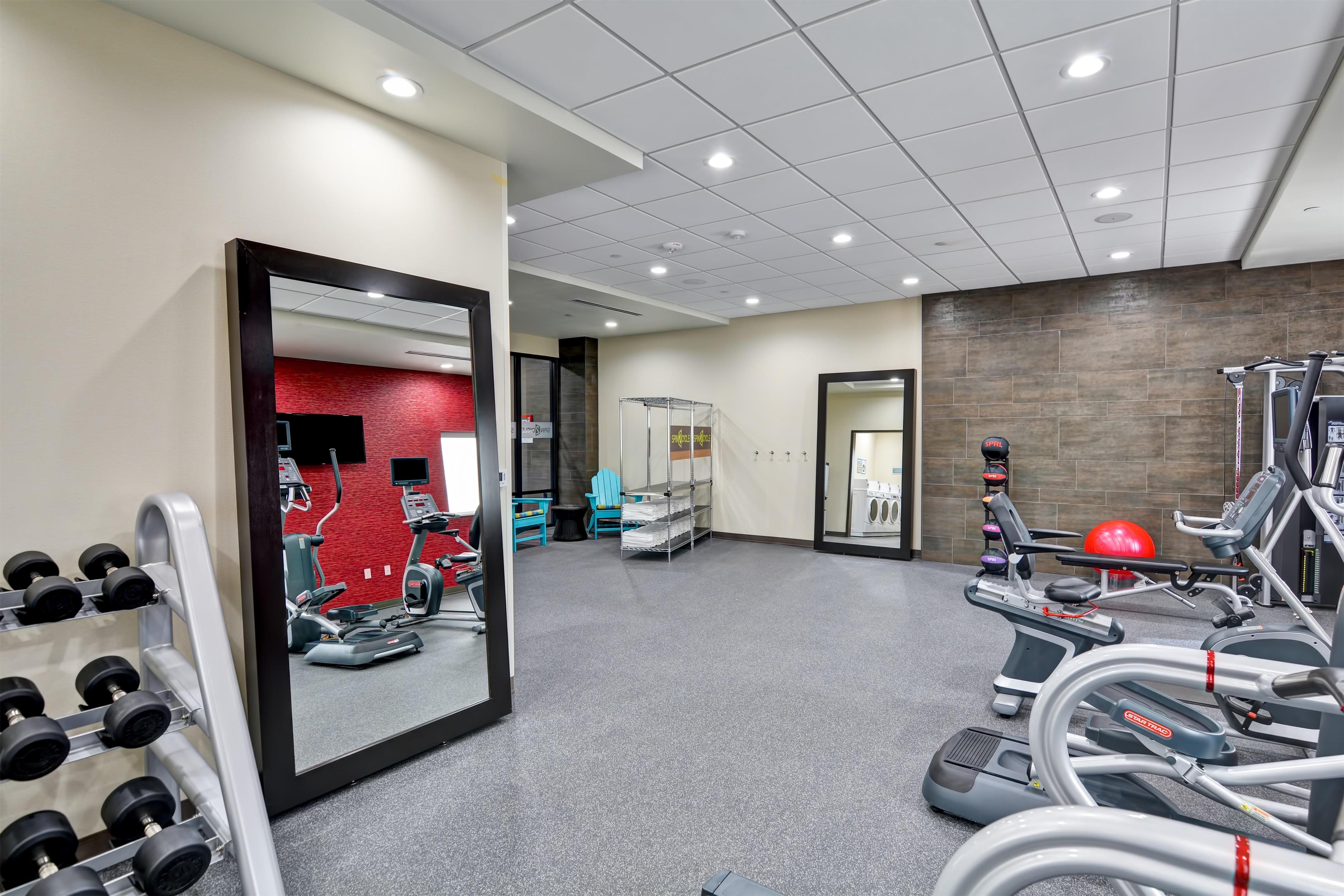 Health club fitness center gym | Home2 Suites by Hilton OKC Midwest City Tinker AFB
