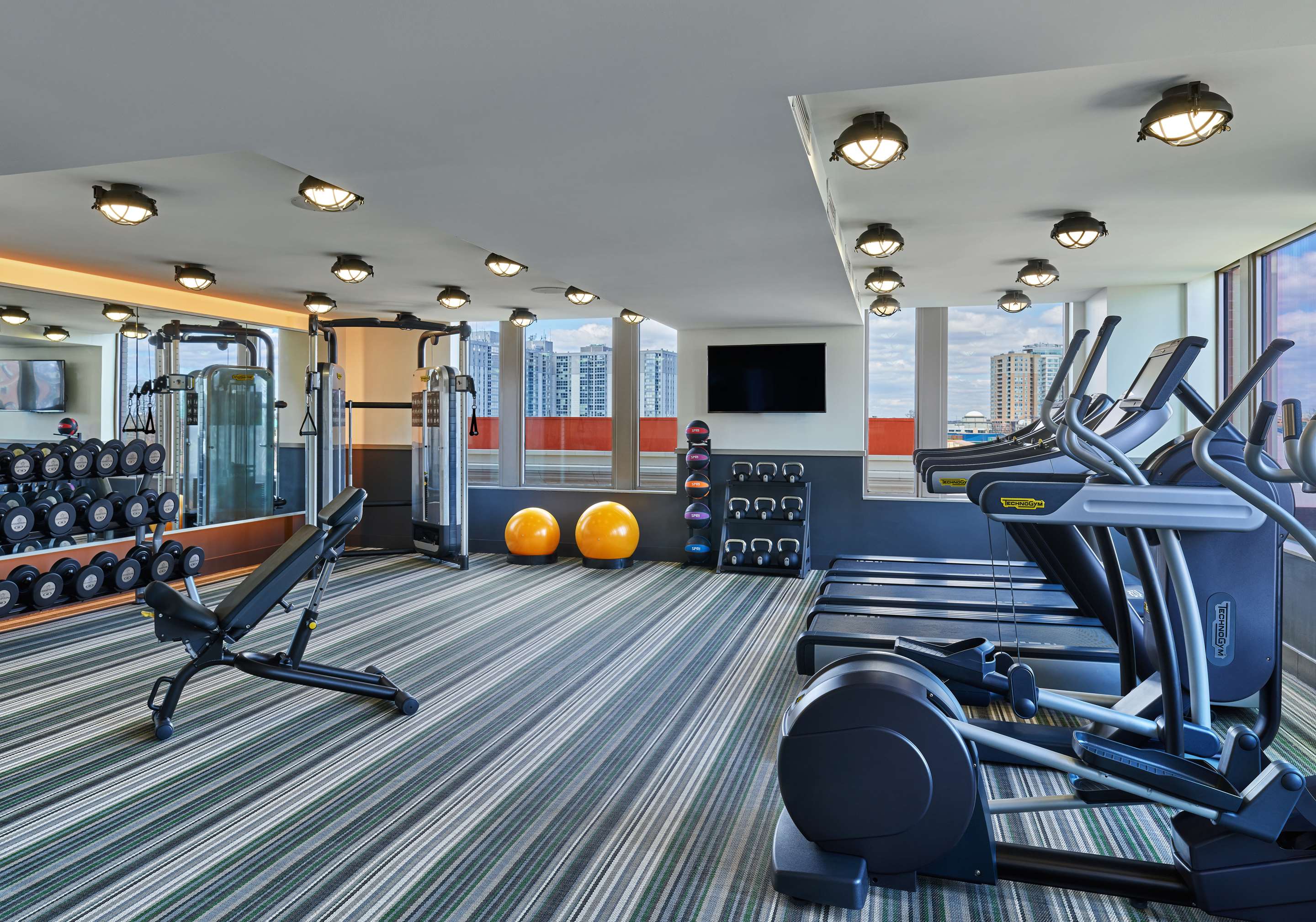 Health club fitness center gym | Canopy by Hilton Washington DC Bethesda North